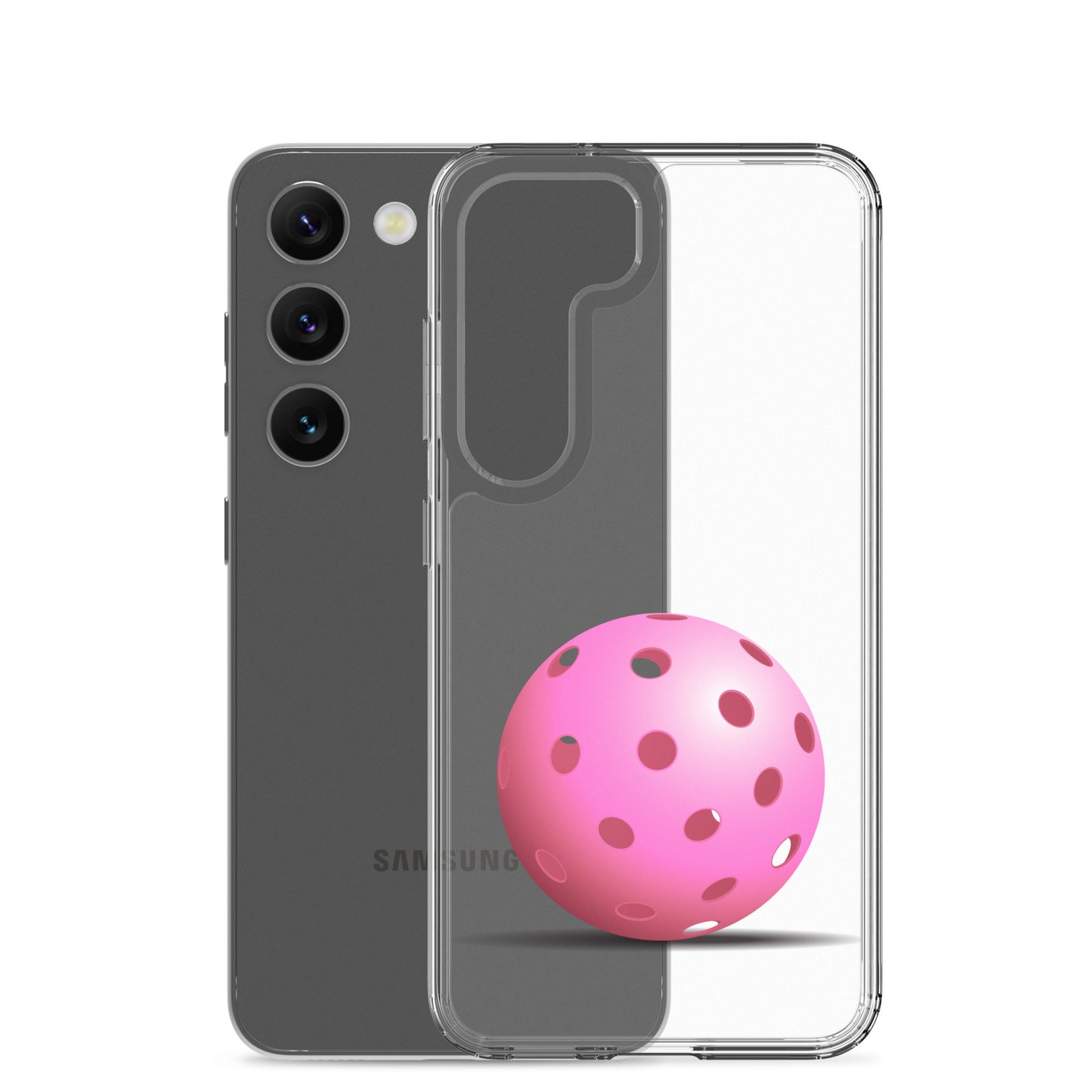 Samsung® Pickleball Phone Case - Pink Pickleball