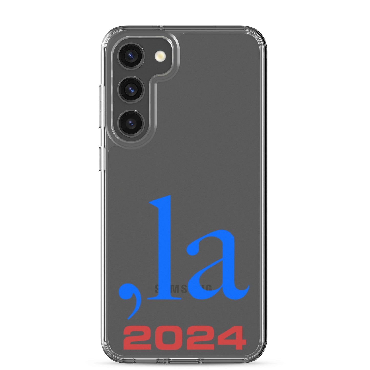 "Comma-la" 2024 Samsung® Case - blue-red