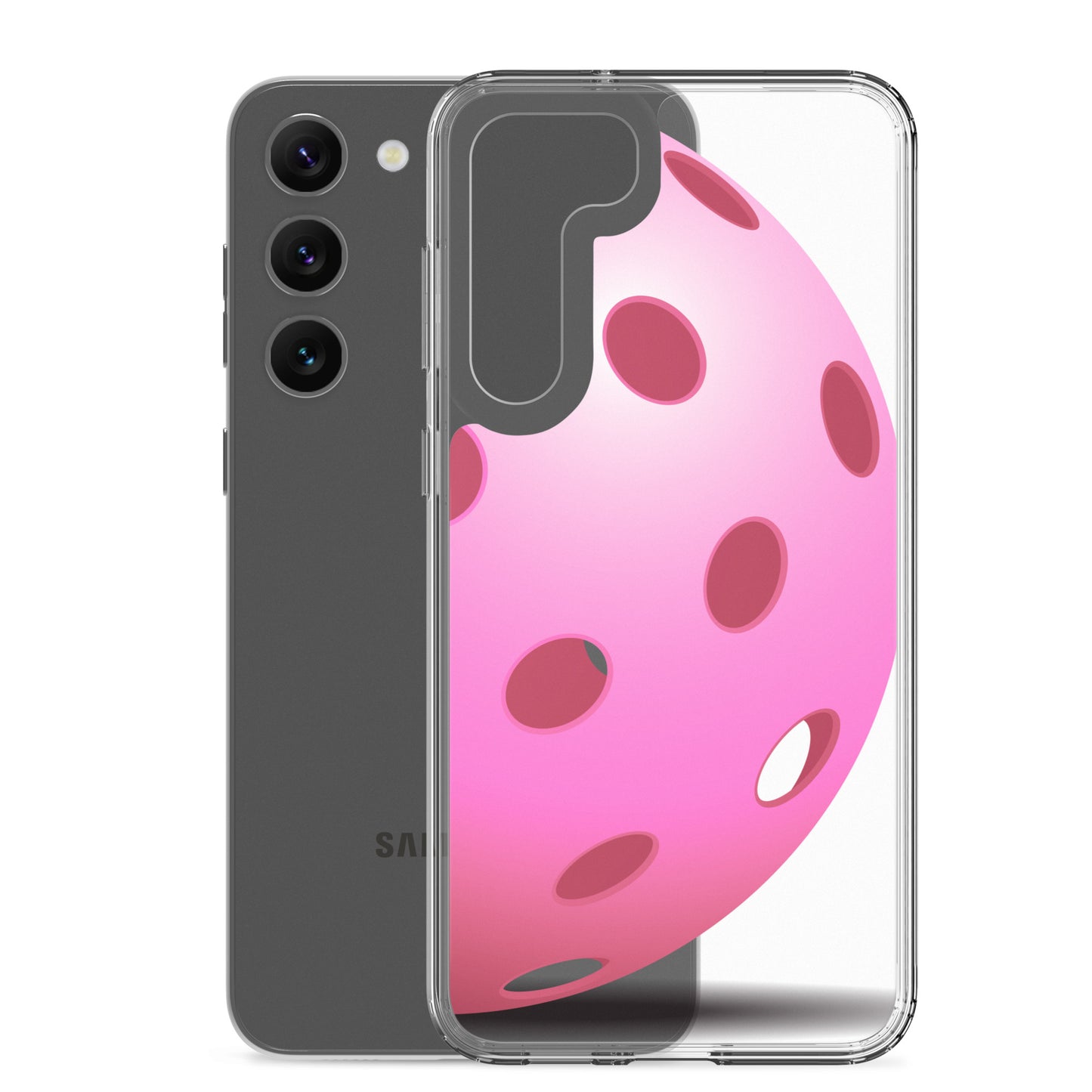 Samsung® Pickleball Phone Case - Big Pink Pickleball