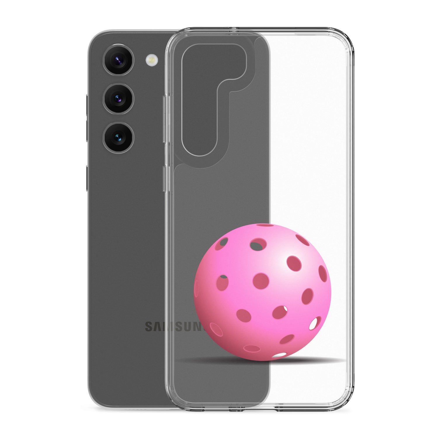 Samsung® Pickleball Phone Case - Pink Pickleball