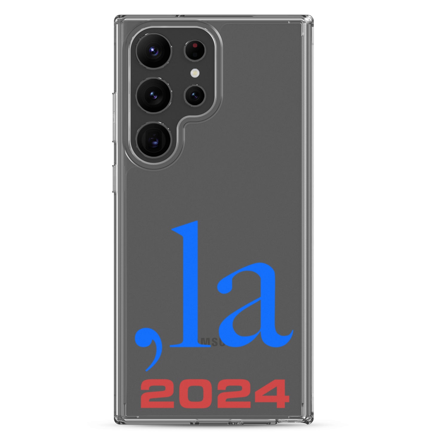 "Comma-la" 2024 Samsung® Case - blue-red