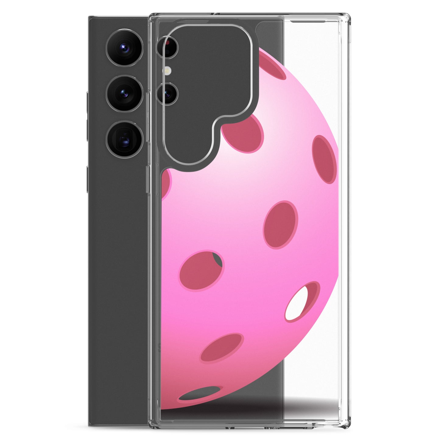 Samsung® Pickleball Phone Case - Big Pink Pickleball