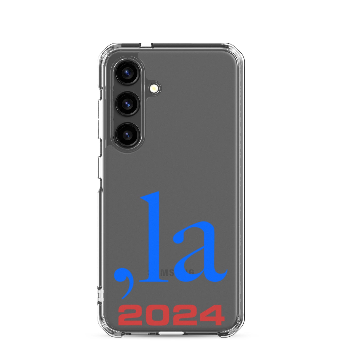 "Comma-la" 2024 Samsung® Case - blue-red