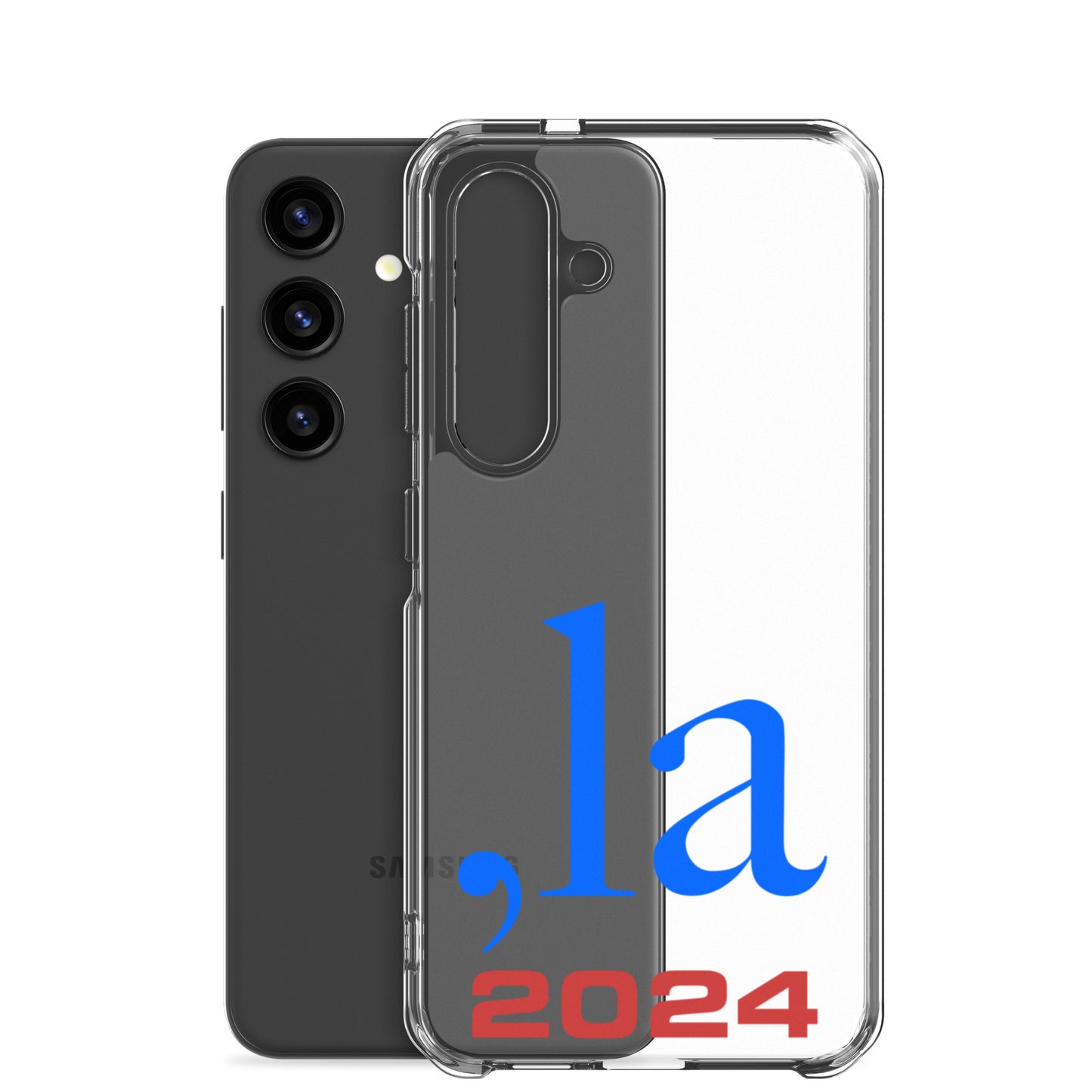 "Comma-la" 2024 Samsung® Case - blue-red