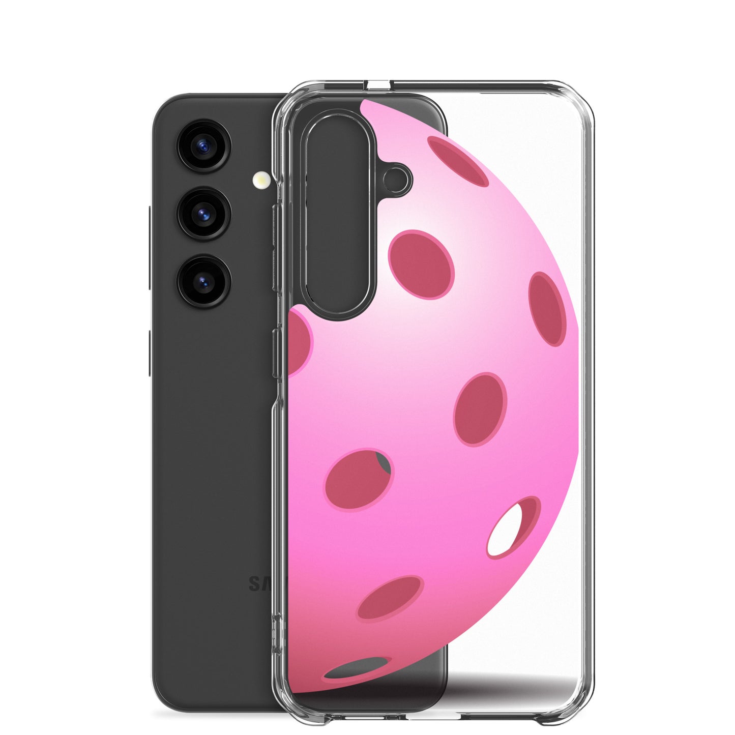 Samsung® Pickleball Phone Case - Big Pink Pickleball