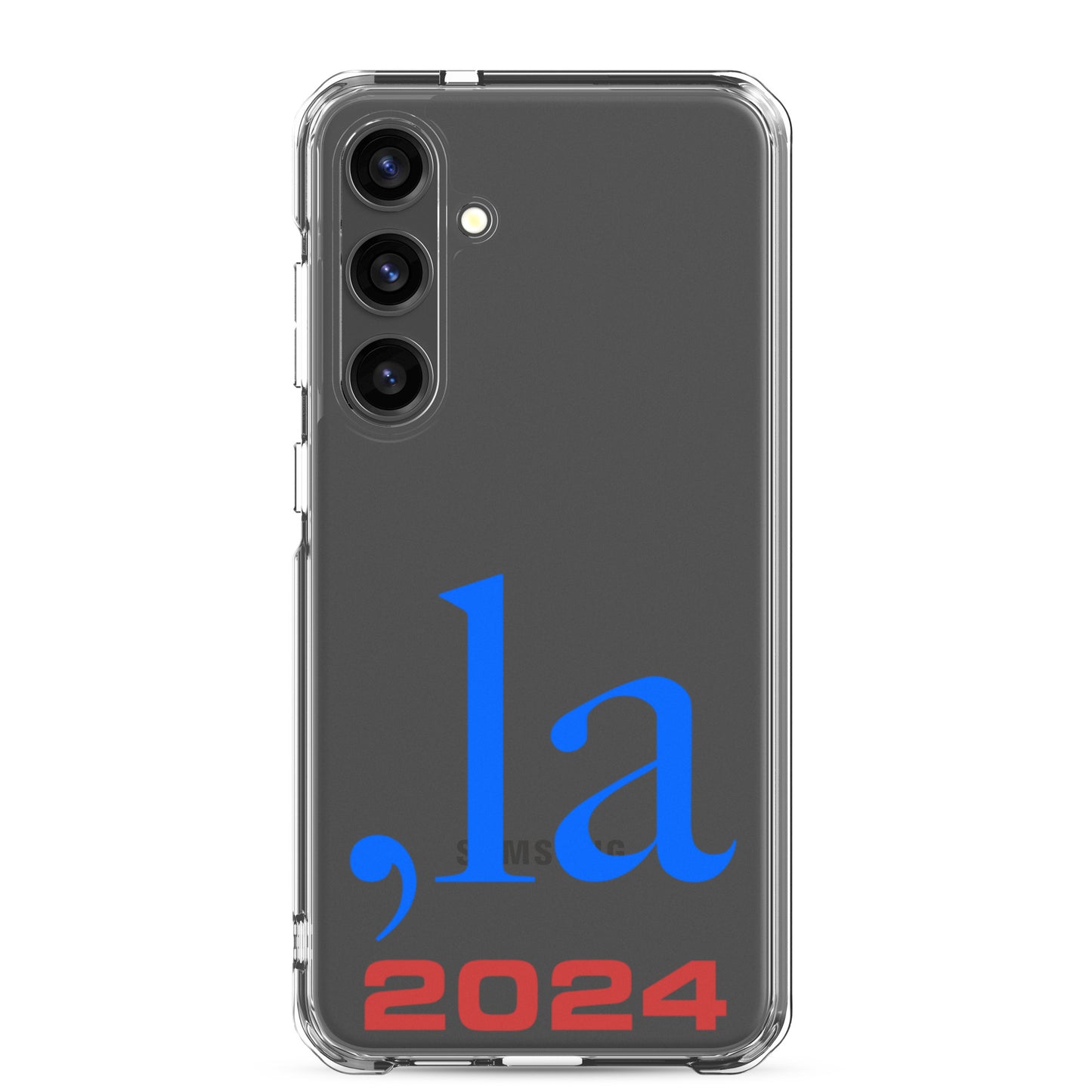 "Comma-la" 2024 Samsung® Case - blue-red