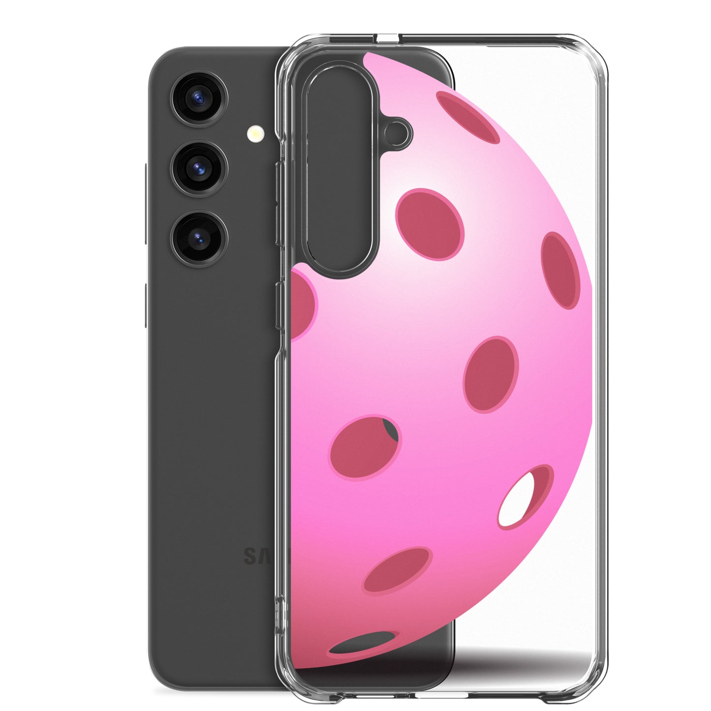 Samsung® Pickleball Phone Case - Big Pink Pickleball