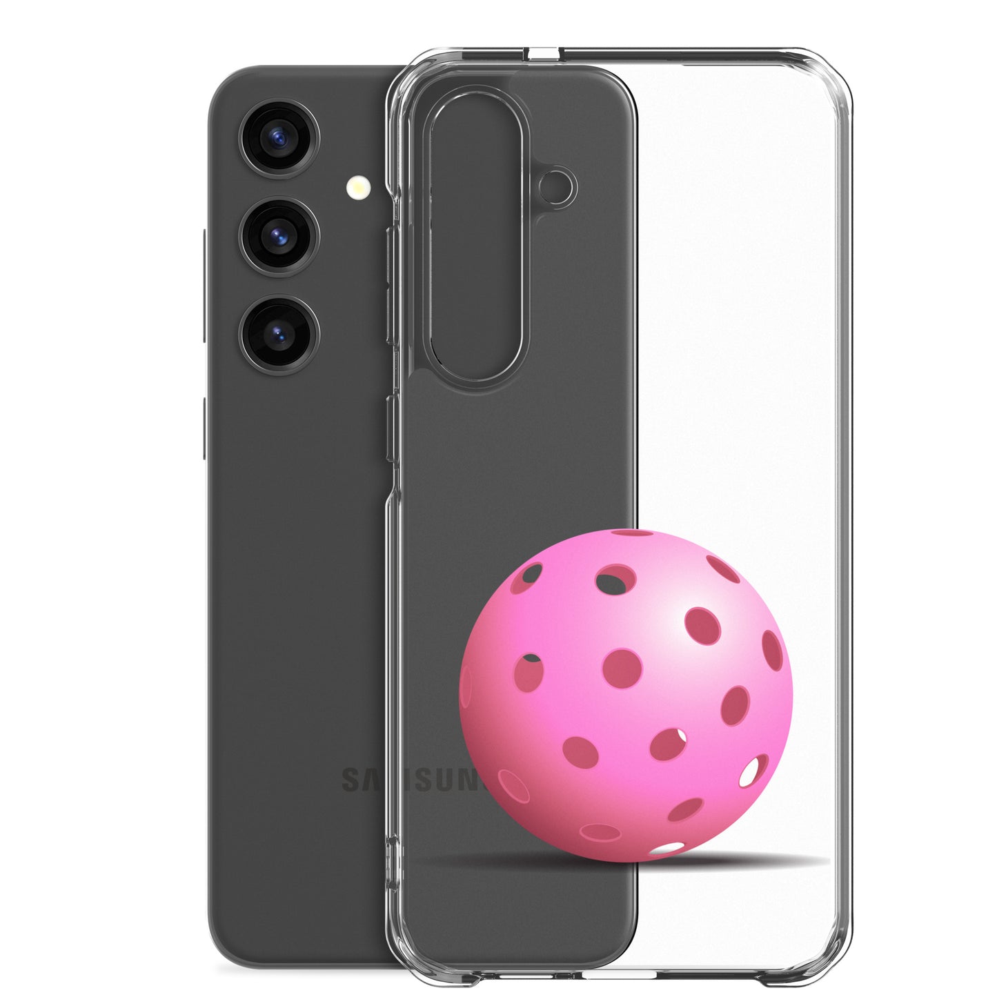 Samsung® Pickleball Phone Case - Pink Pickleball