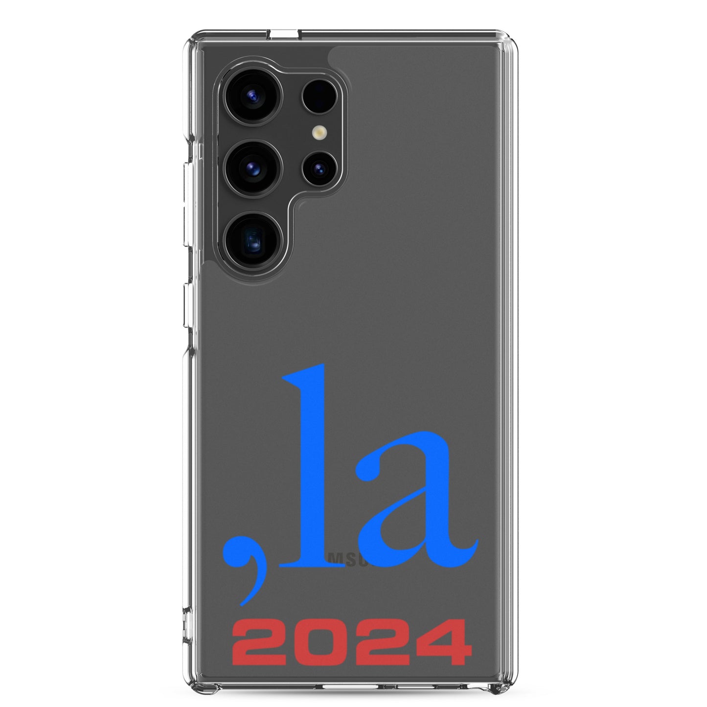 "Comma-la" 2024 Samsung® Case - blue-red