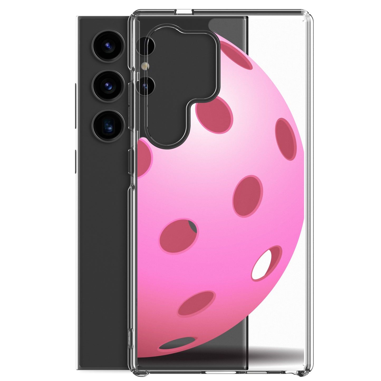 Samsung® Pickleball Phone Case - Big Pink Pickleball