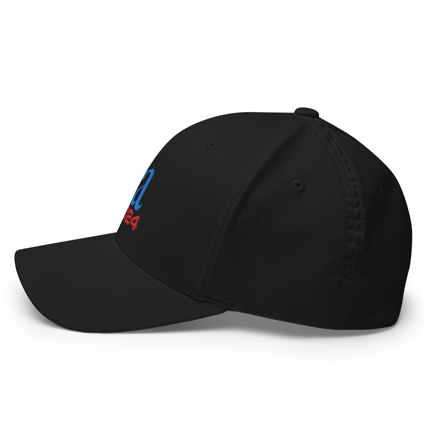 "Comma-la" 2024 Baseball Cap - blue-red