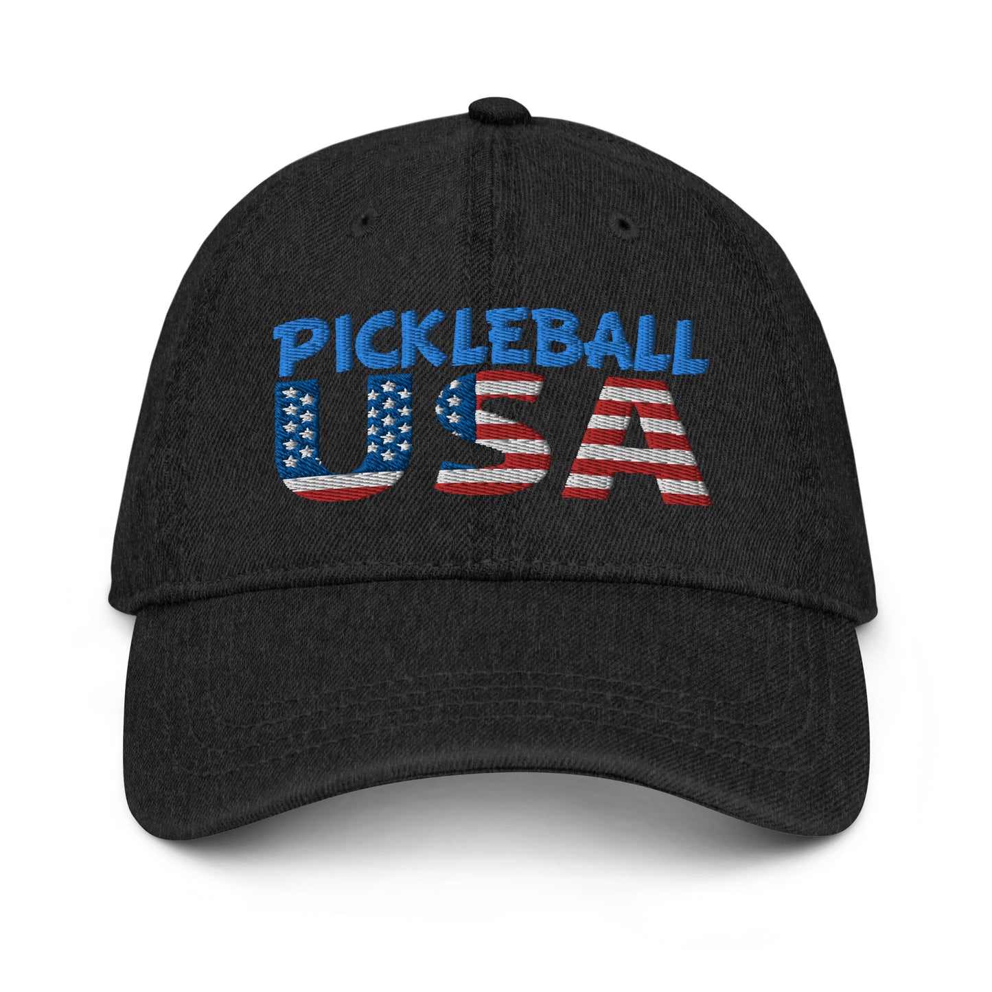 Denim Hat - "Pickleball USA" - DocDink.com