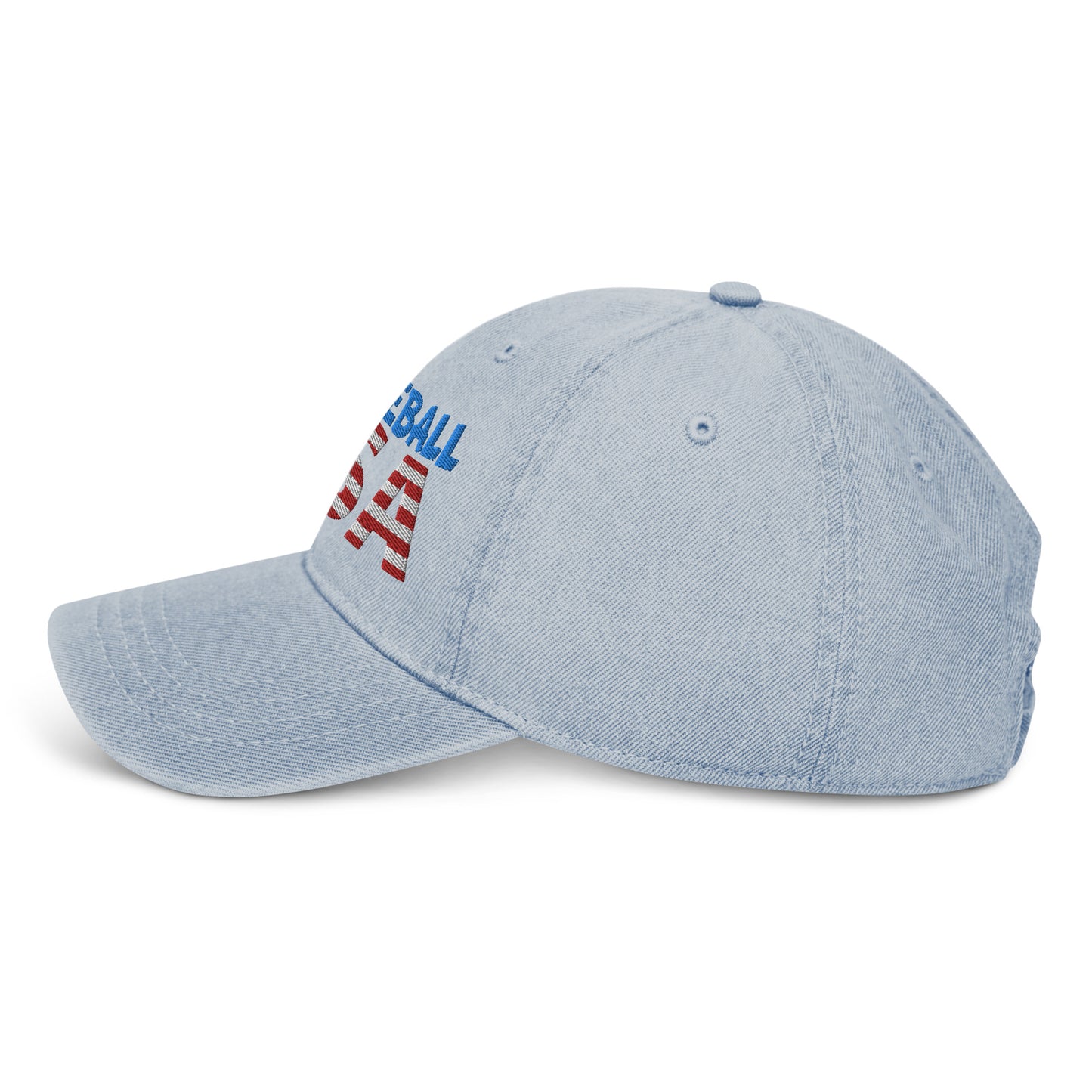 Denim Hat - "Pickleball USA" - DocDink.com