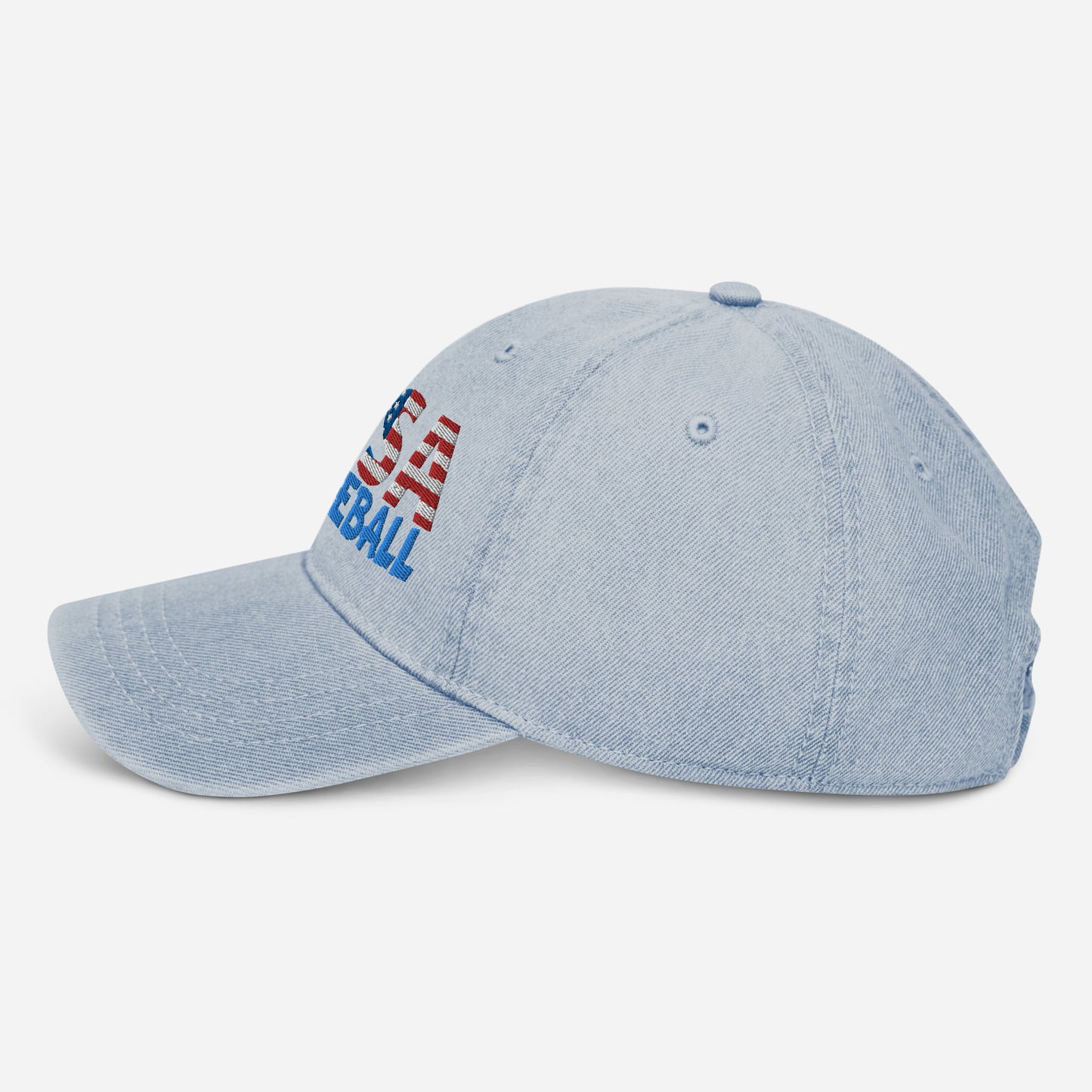 Denim Hat - "Pickleball USA" w/paddle - DocDink.com