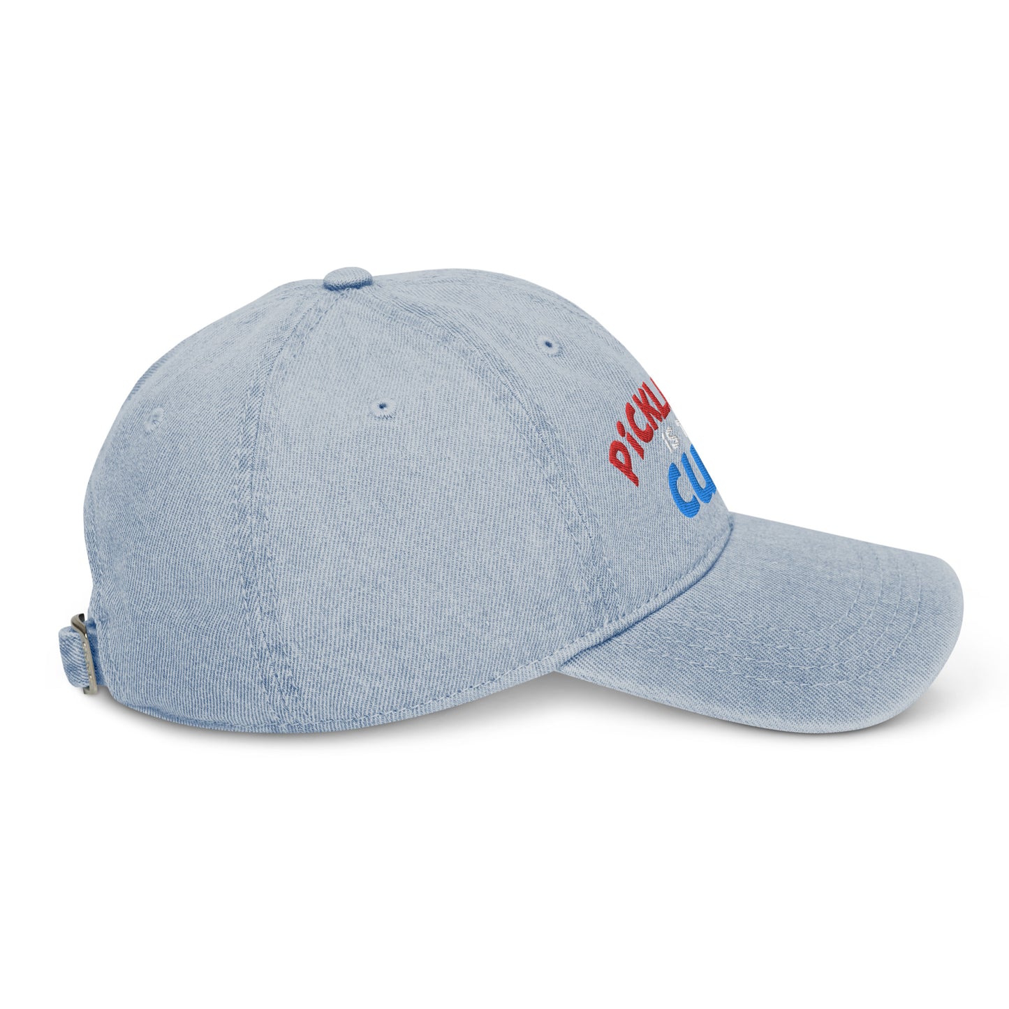 Denim Hat - "Pickleball is the Cure" - DocDink.com