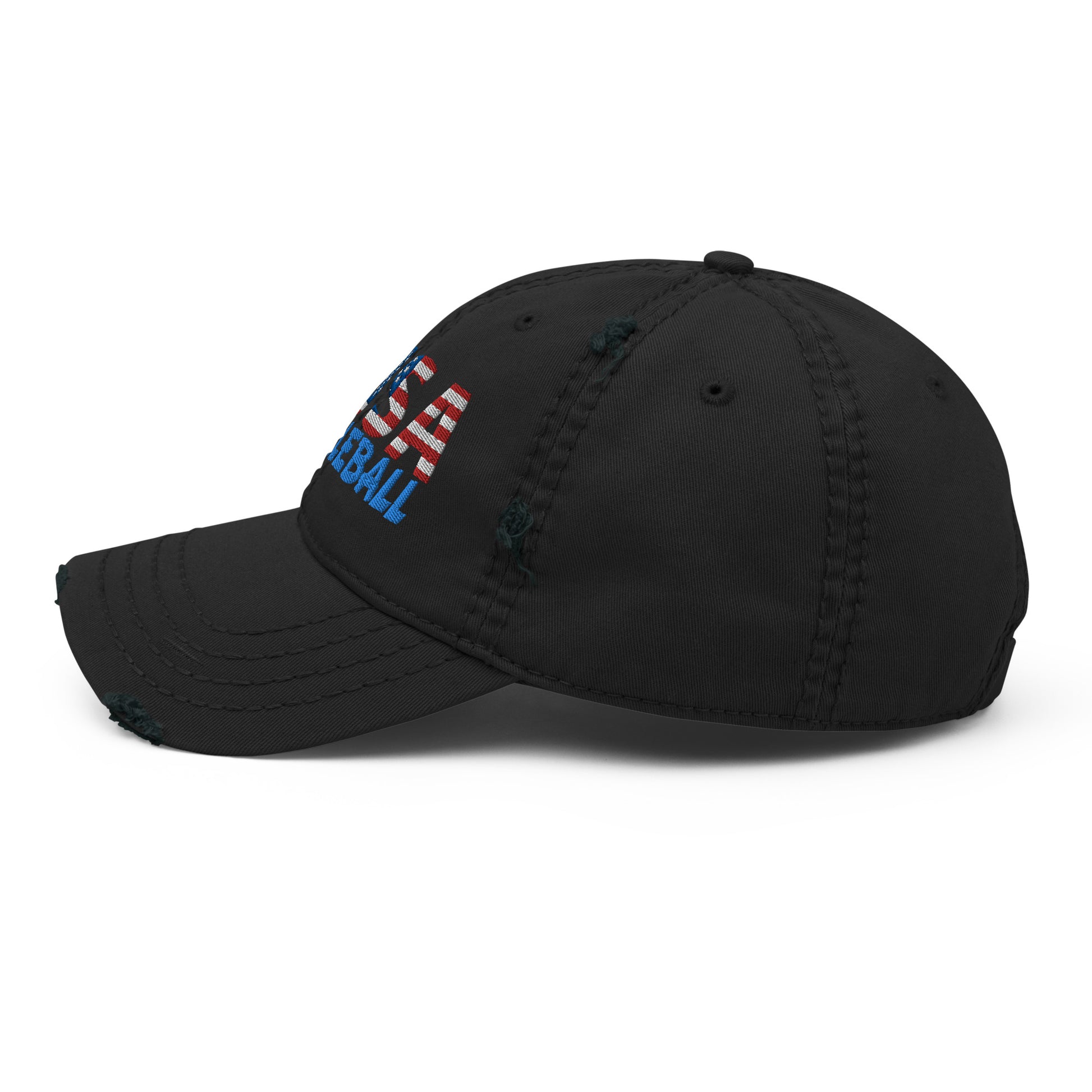 Distressed Dad Hat - "Pickleball USA" w/paddle - DocDink.com