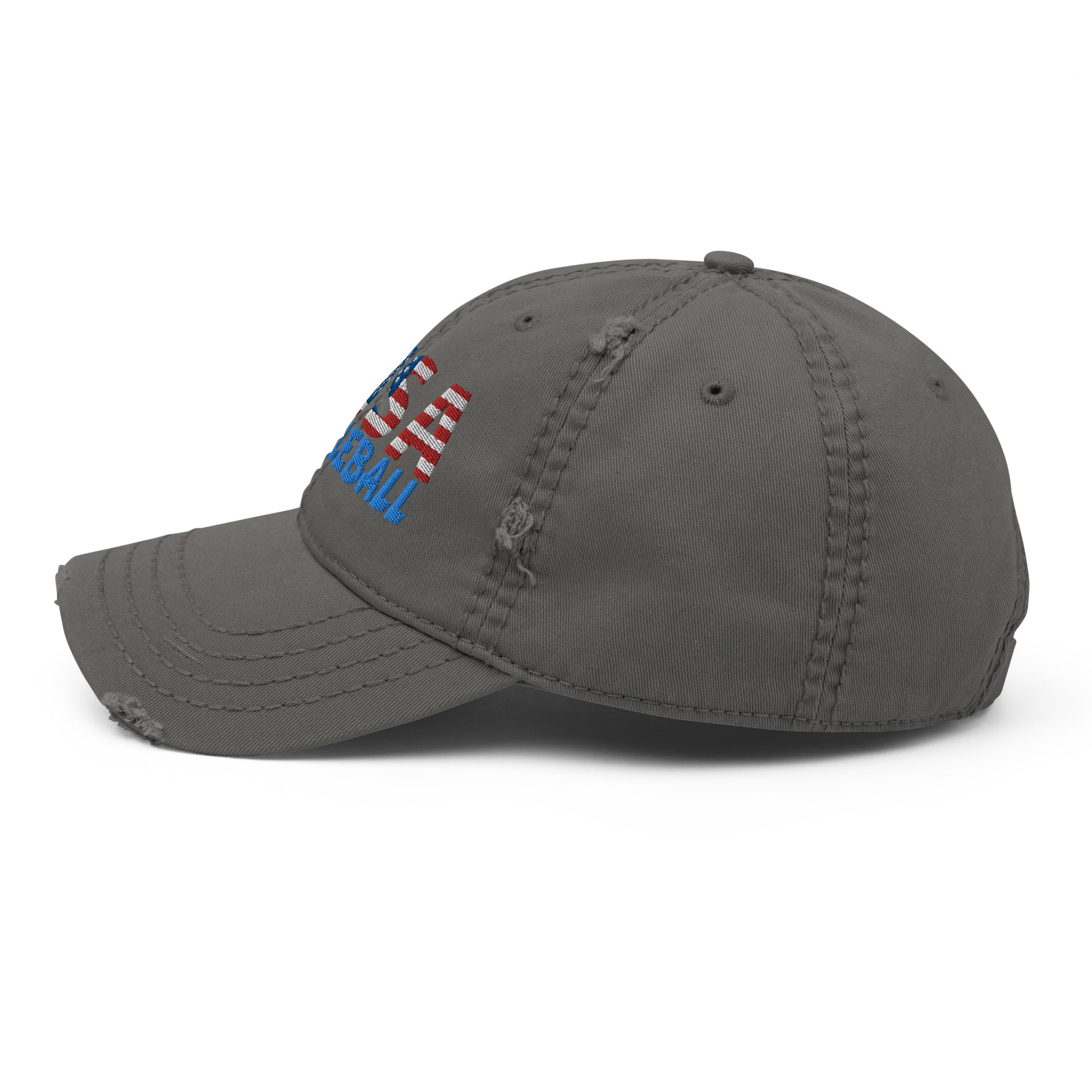 Distressed Dad Hat - "Pickleball USA" w/paddle - DocDink.com