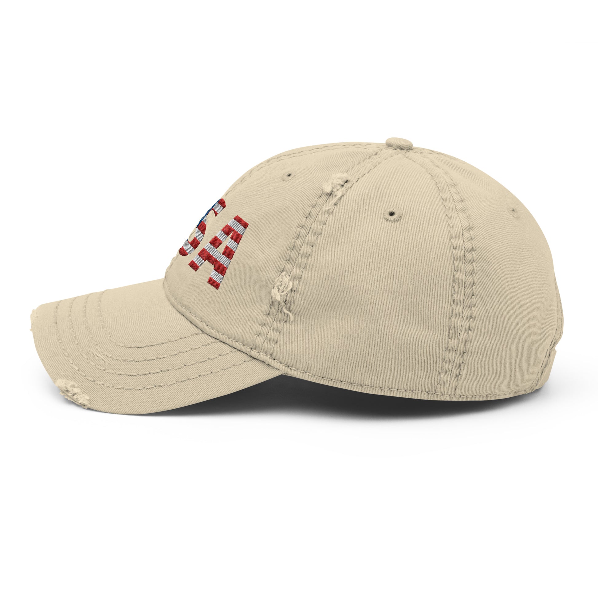 Distressed Dad Hat - "USA" - DocDink.com