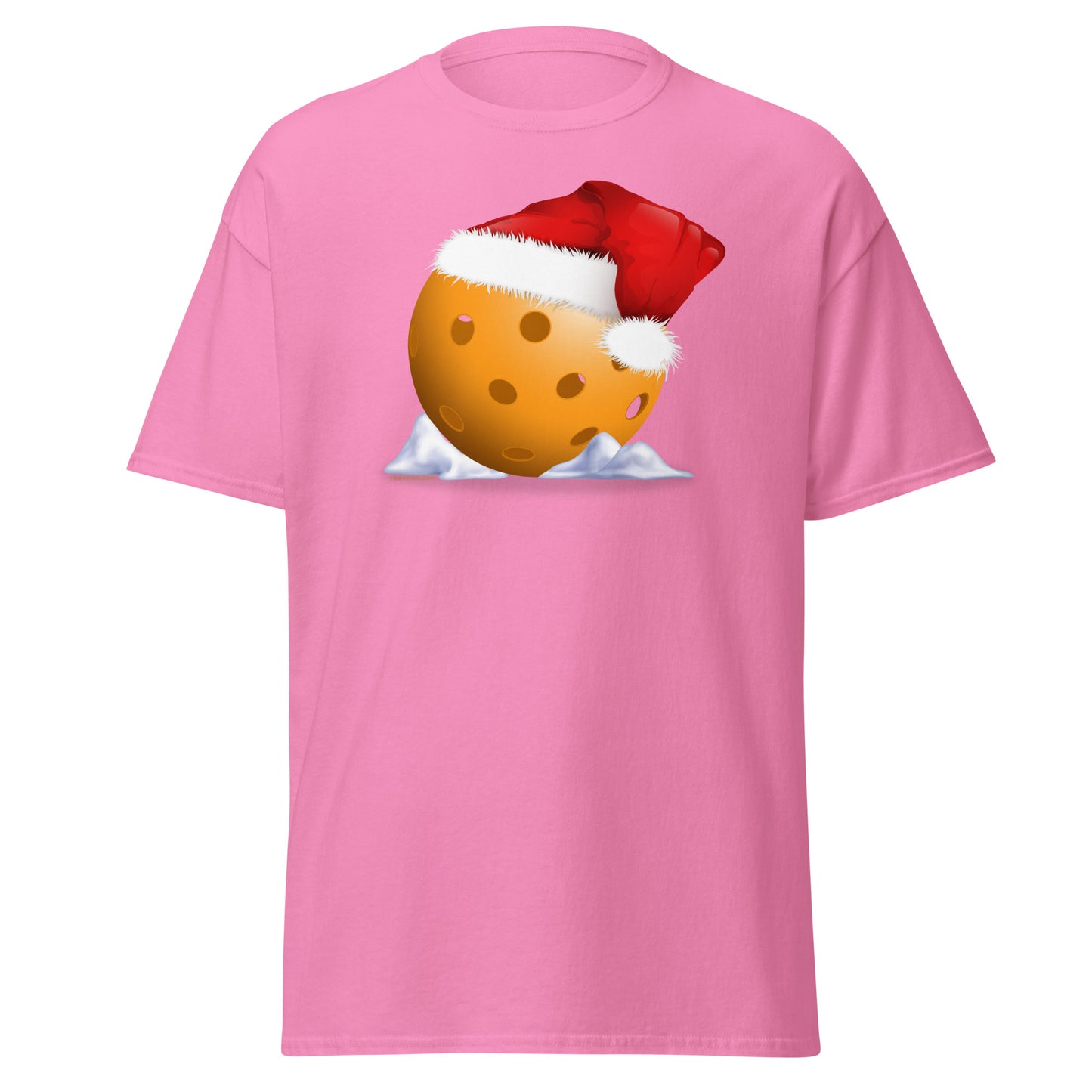 100% Cotton Pickleball T-Shirt - Christmas Pickleball - DocDink.com