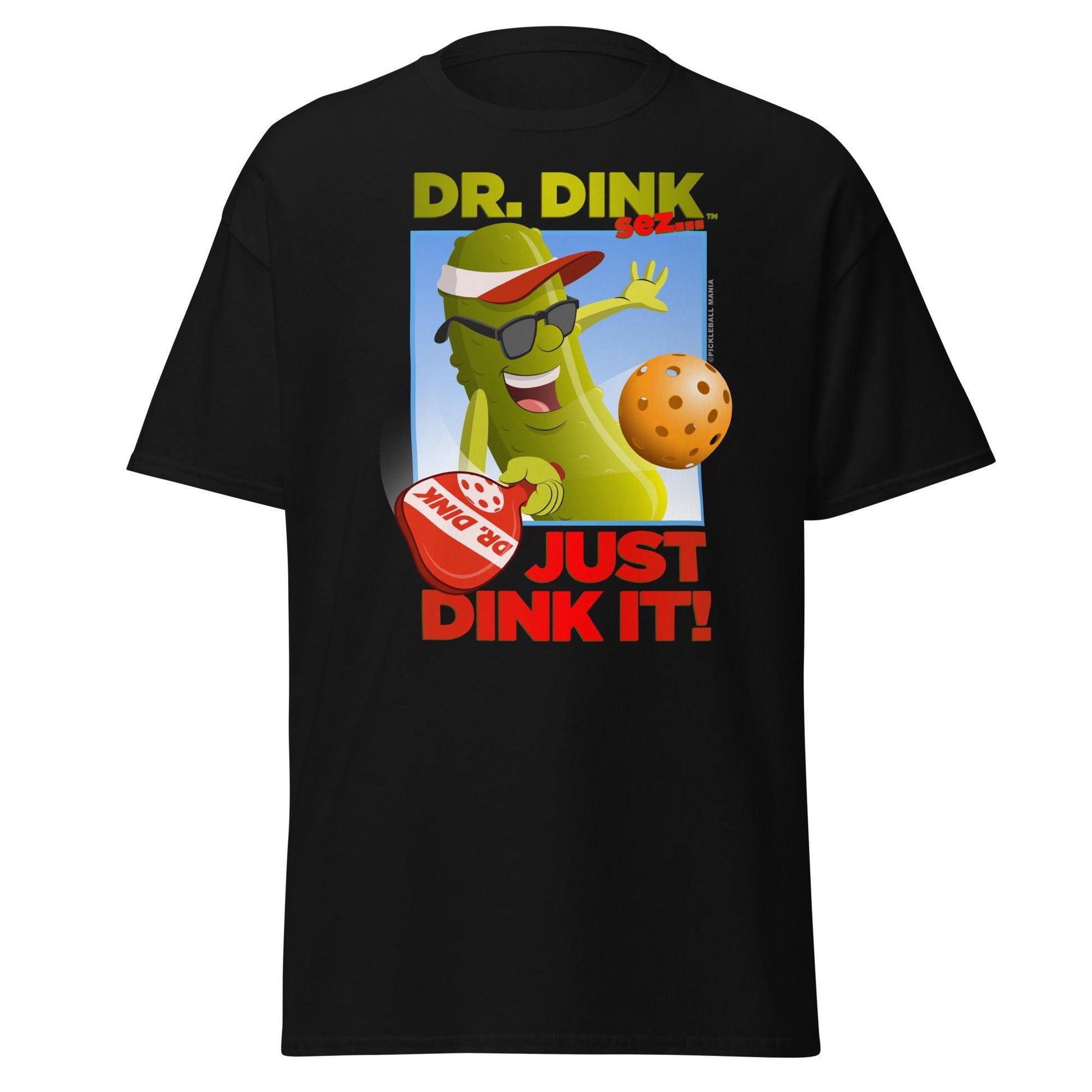 100% Cotton Pickleball T-Shirt - "Just Dink It!" - DocDink.com