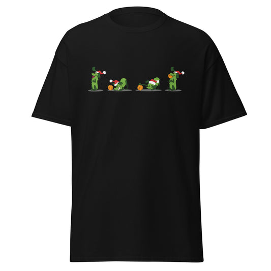 100% Cotton Pickleball T-Shirt - Pickles Wanna Play - XMAS - DocDink.com