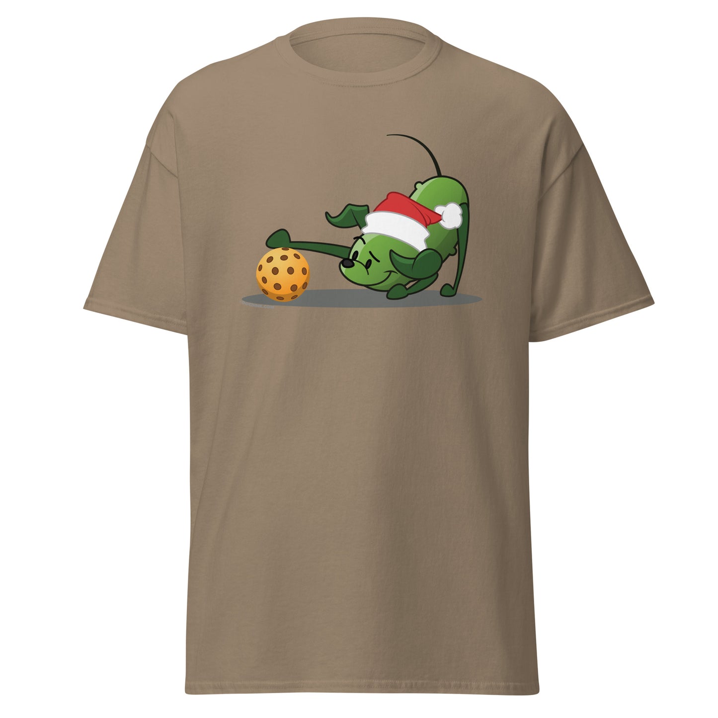 100% Cotton Pickleball T-Shirt - Pickles "Hmm...?" - Christmas - DocDink.com