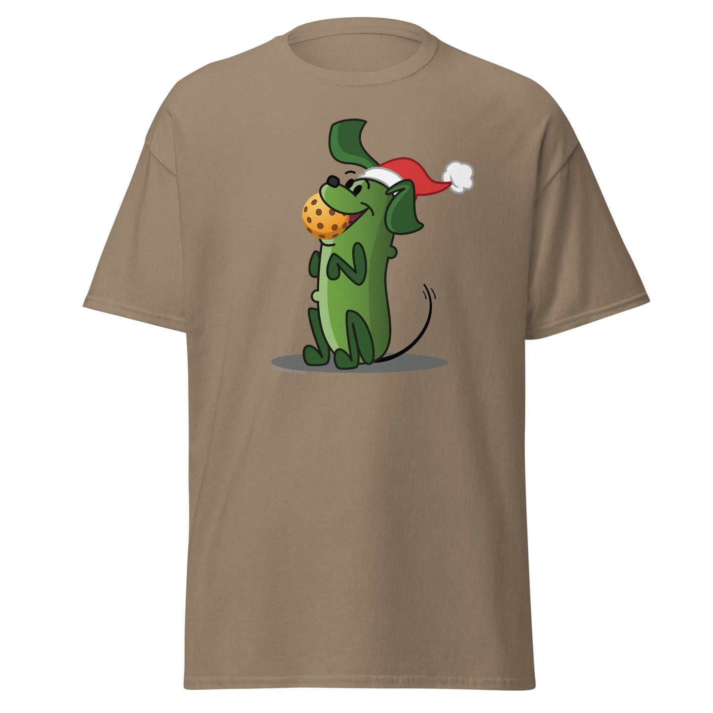 100% Cotton Pickleball T-Shirt - Pickles "Let's Play Now!" - Christmas - DocDink.com