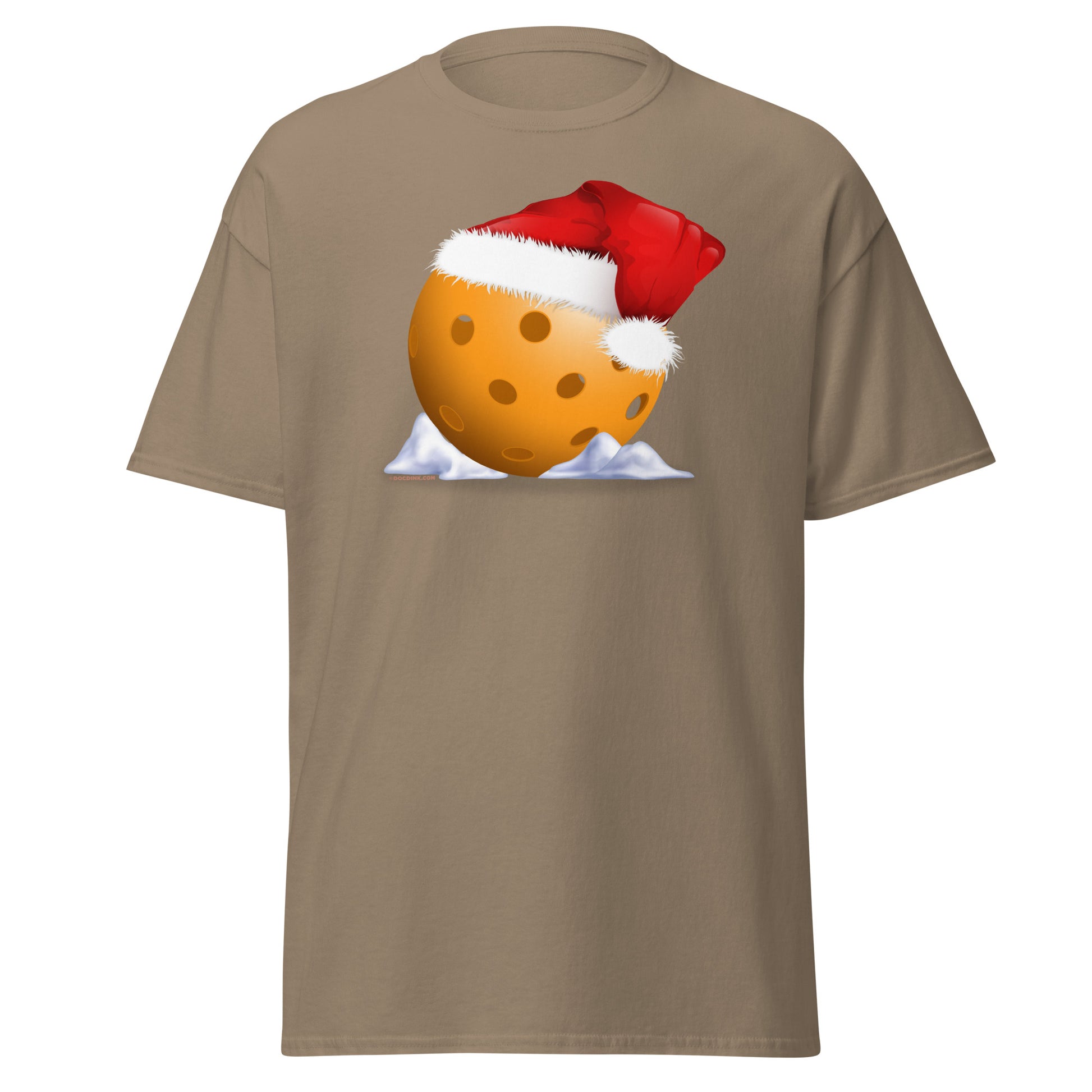 100% Cotton Pickleball T-Shirt - Christmas Pickleball - DocDink.com