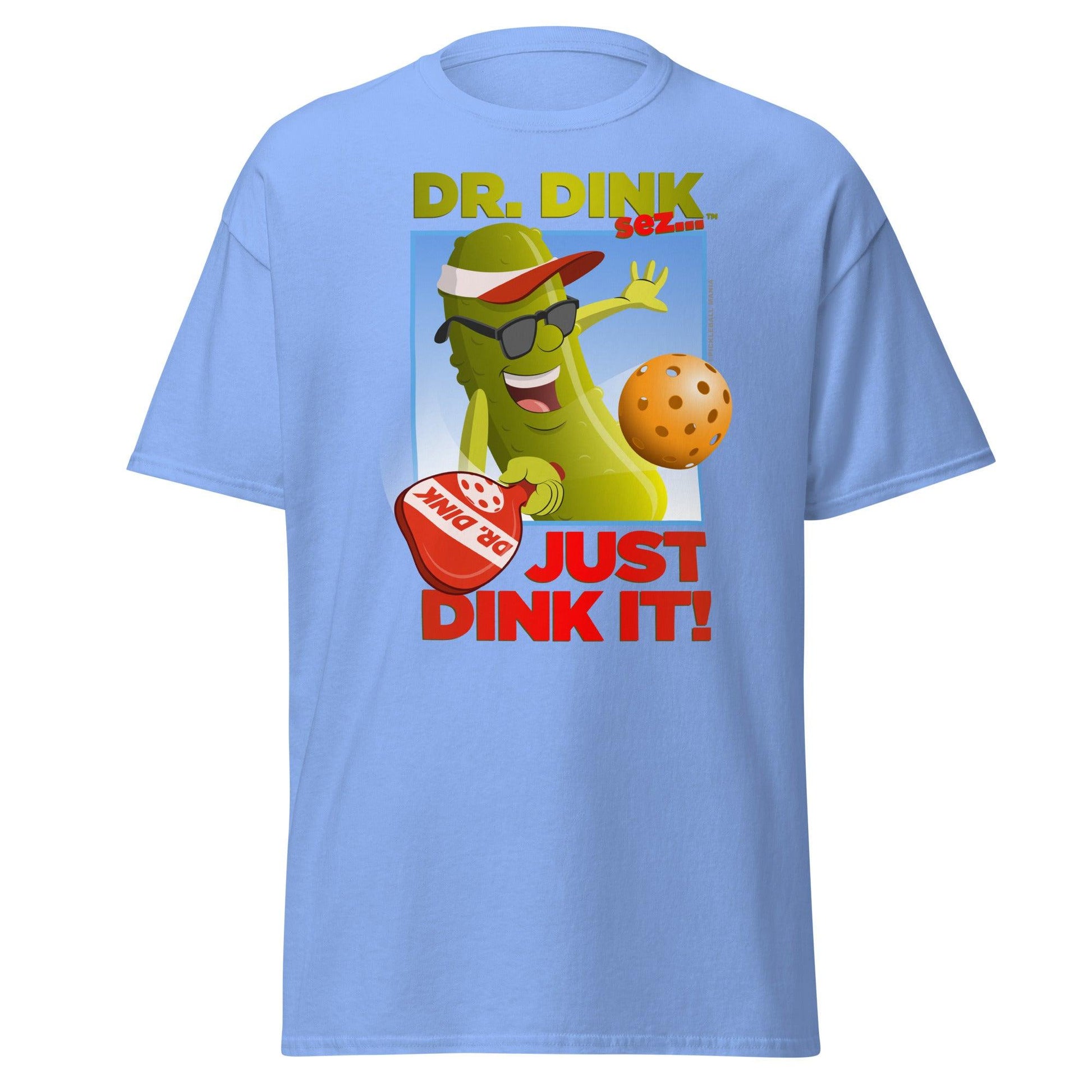 100% Cotton Pickleball T-Shirt - "Just Dink It!" - DocDink.com