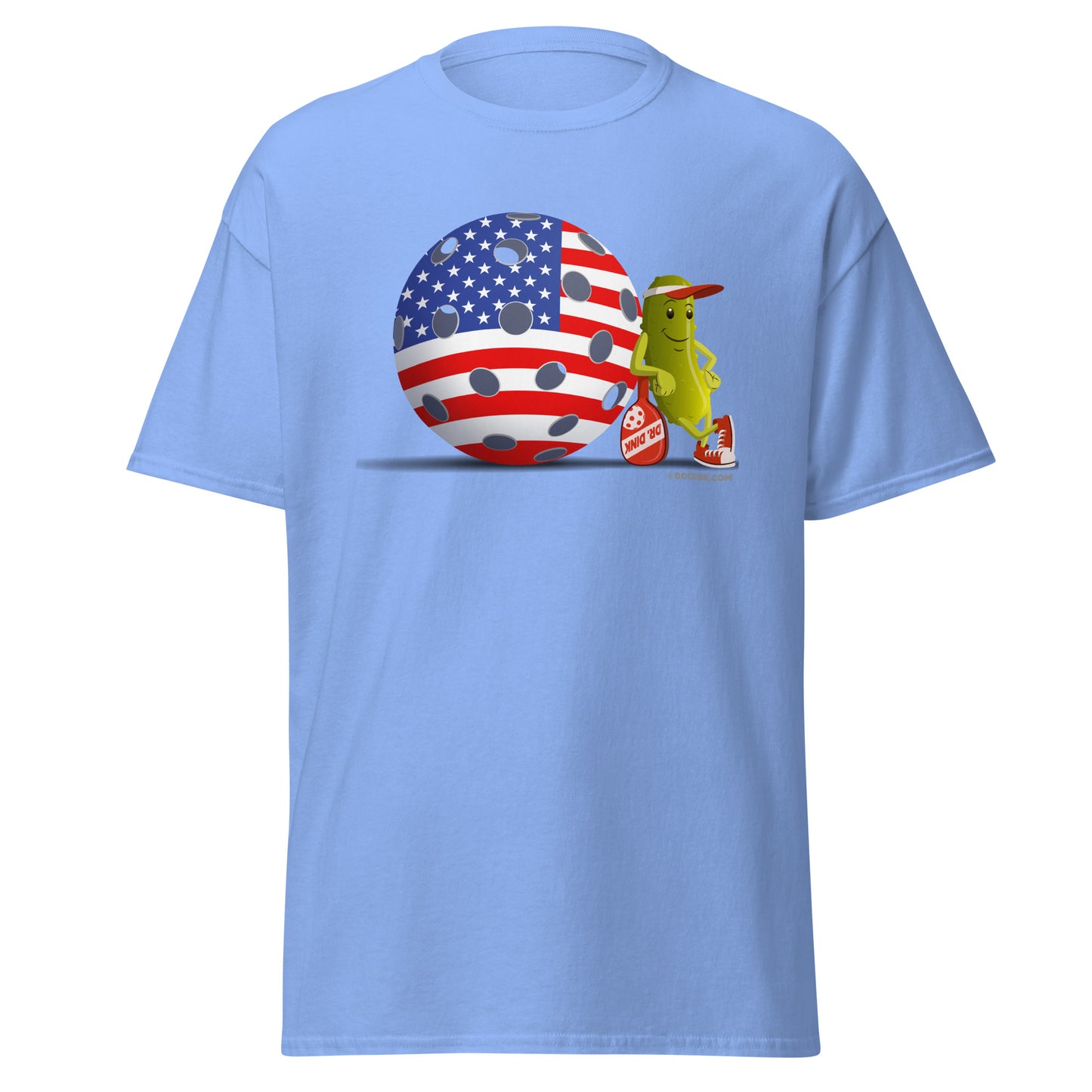 100% Cotton Pickleball T-Shirt - Resting Pickleball USA - DocDink.com