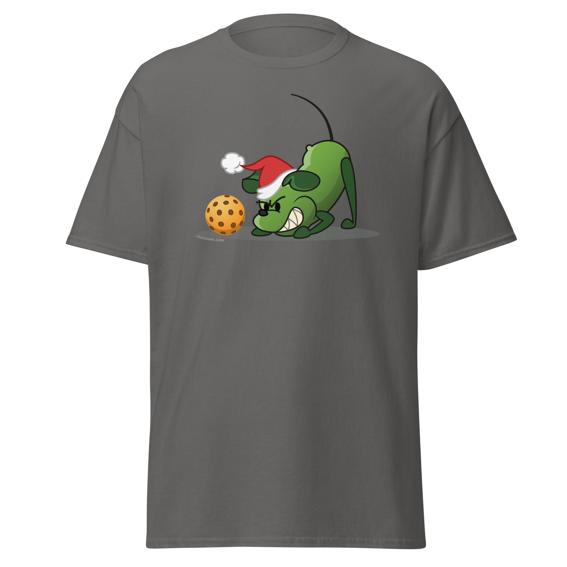 100% Cotton Pickleball T-Shirt - Pickles "Grrr...!" - Christmas - DocDink.com