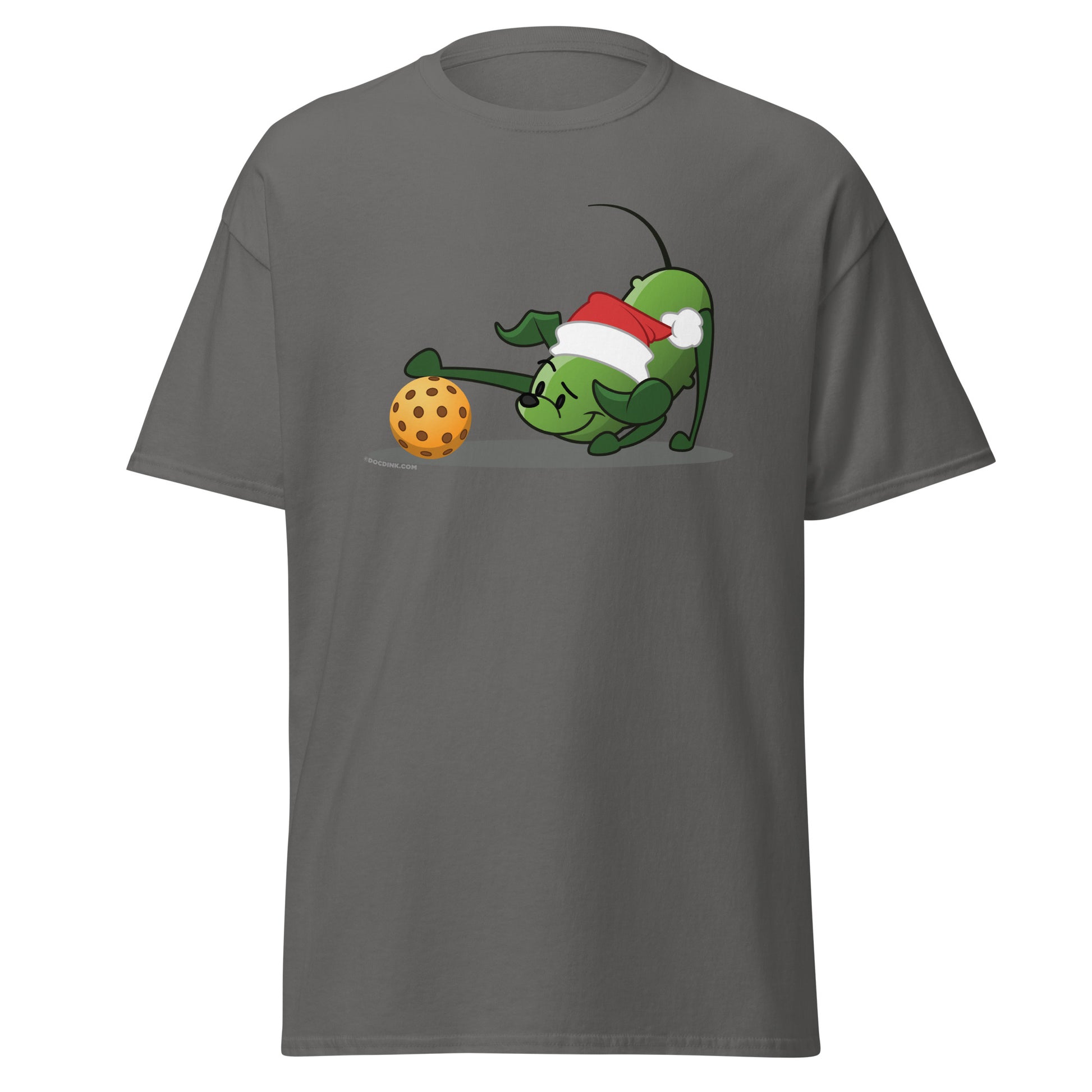 100% Cotton Pickleball T-Shirt - Pickles "Hmm...?" - Christmas - DocDink.com