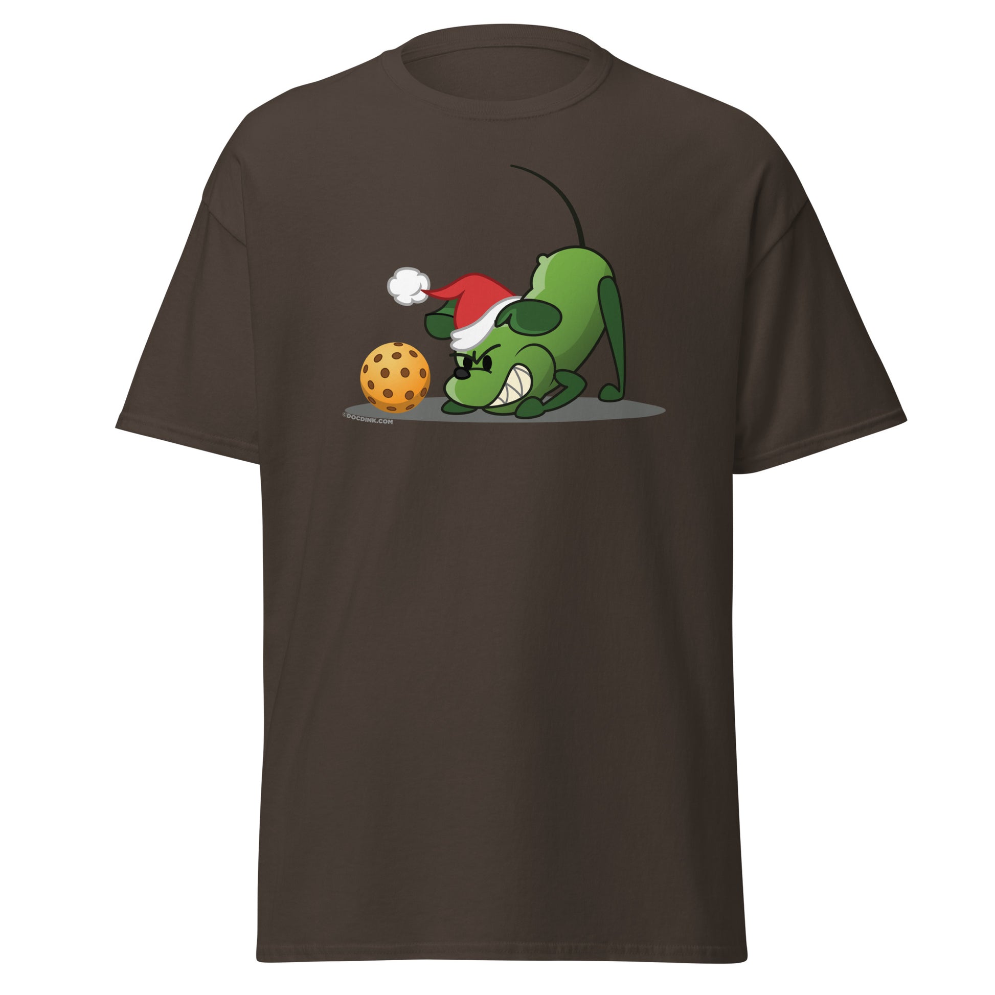 100% Cotton Pickleball T-Shirt - Pickles "Grrr...!" - Christmas - DocDink.com