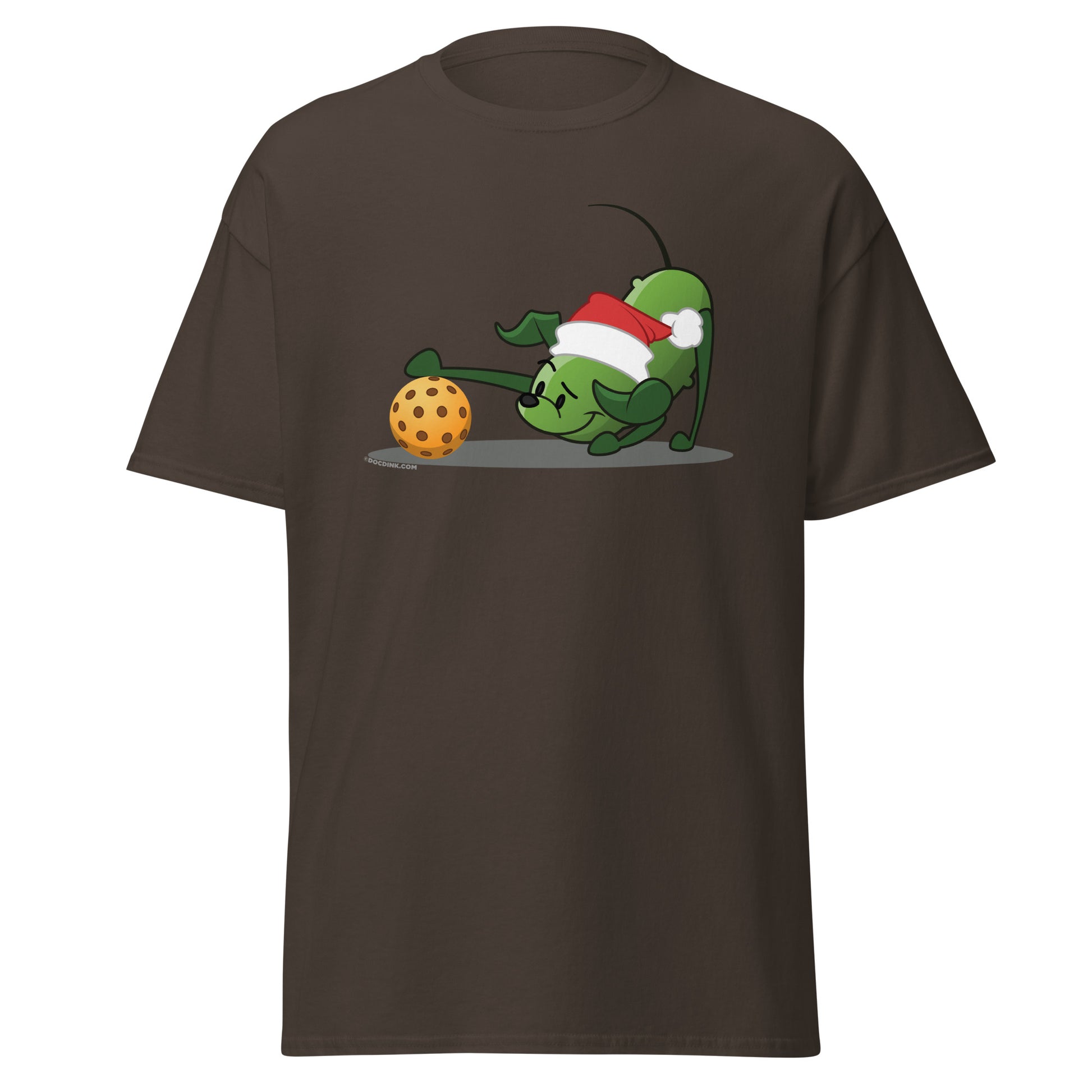 100% Cotton Pickleball T-Shirt - Pickles "Hmm...?" - Christmas - DocDink.com