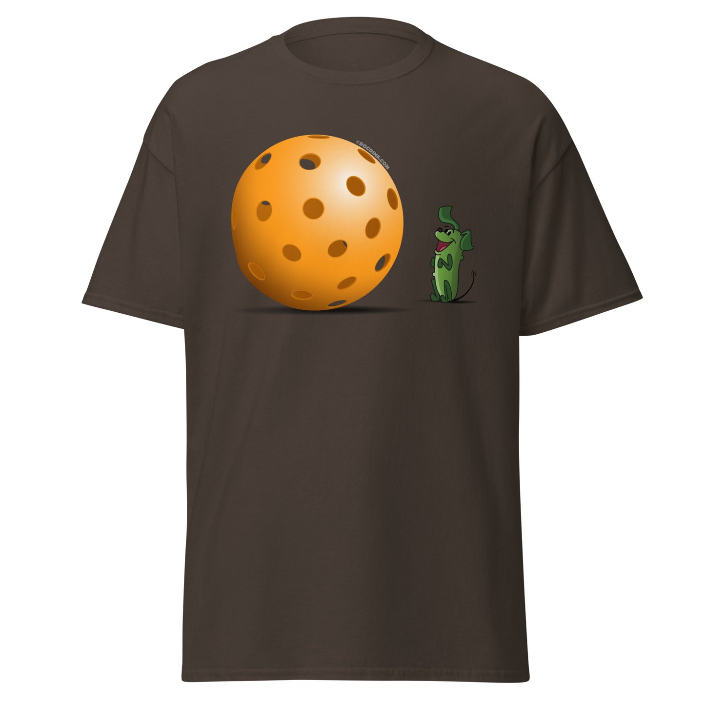 100% Cotton Pickleball T-Shirt - Pickles "Dream Big!" - Christmas - DocDink.com