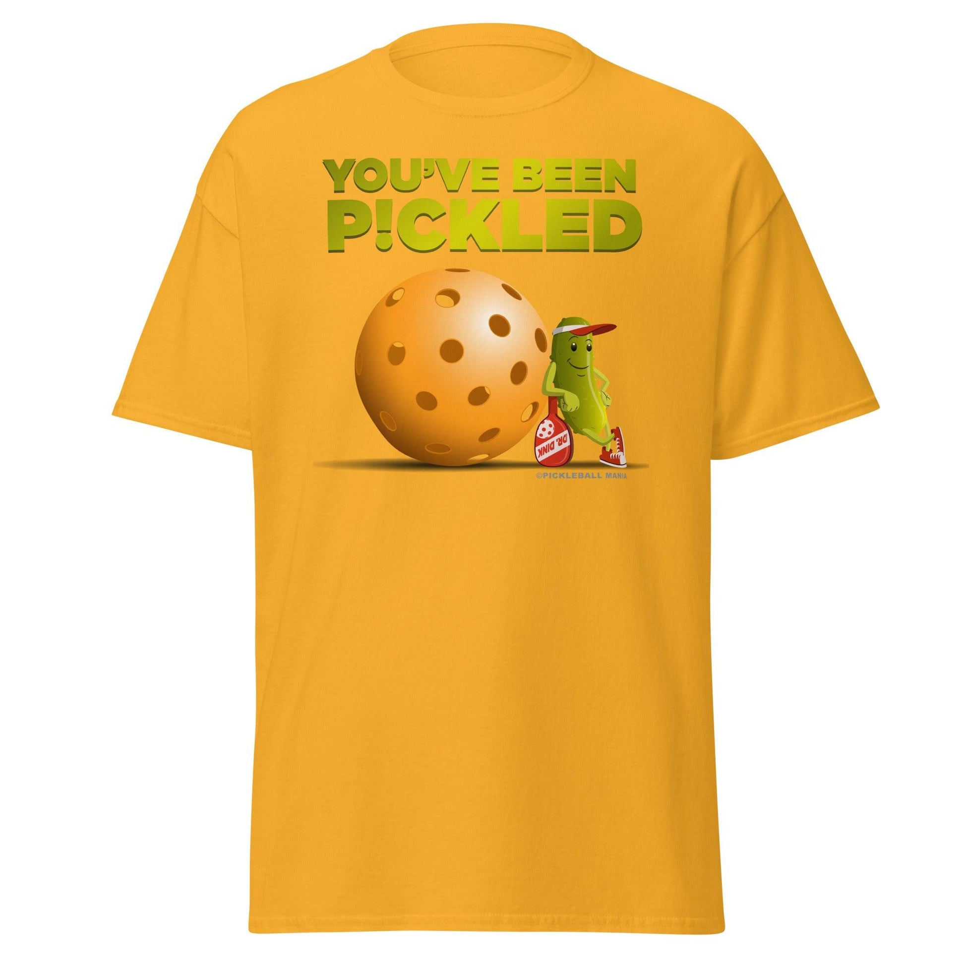 100% Cotton Pickleball T-Shirt - "You've been Pickled!" - DocDink.com