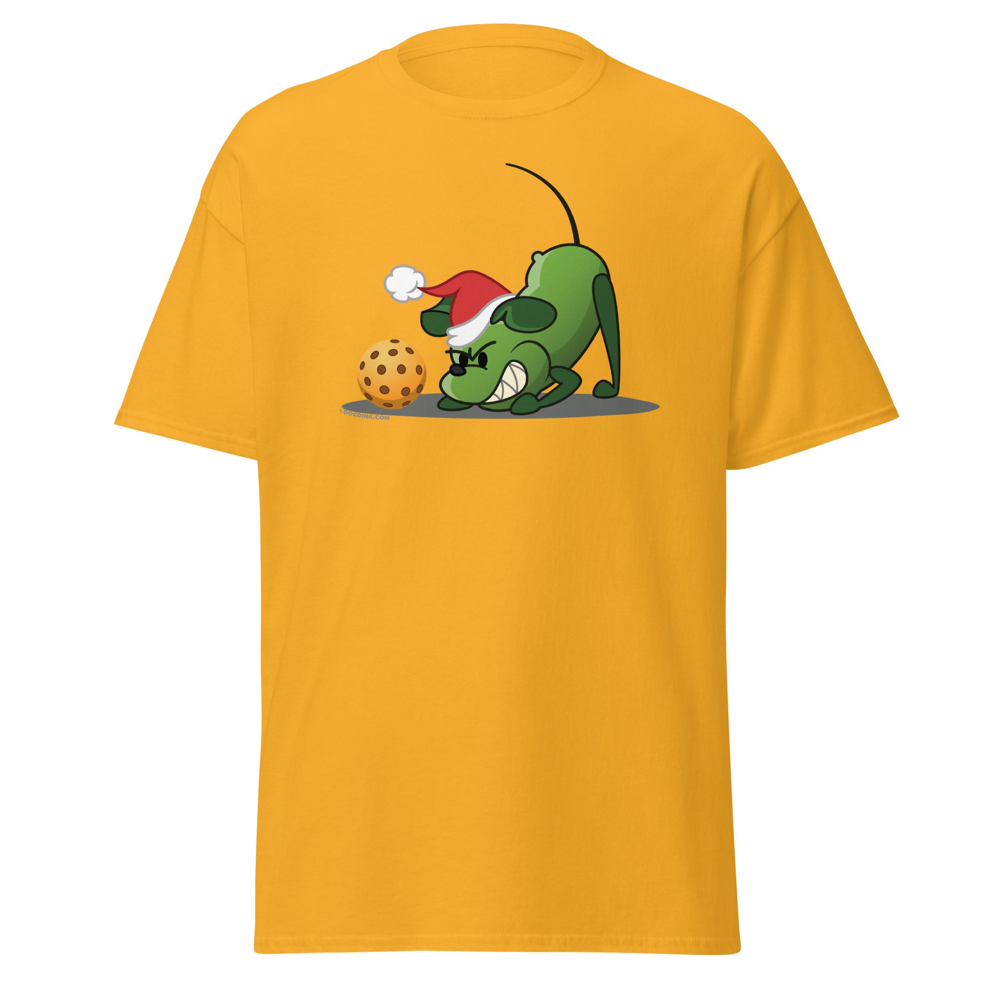 100% Cotton Pickleball T-Shirt - Pickles "Grrr...!" - Christmas - DocDink.com