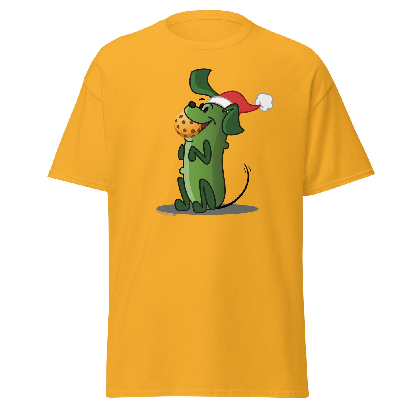 100% Cotton Pickleball T-Shirt - Pickles "Let's Play Now!" - Christmas - DocDink.com