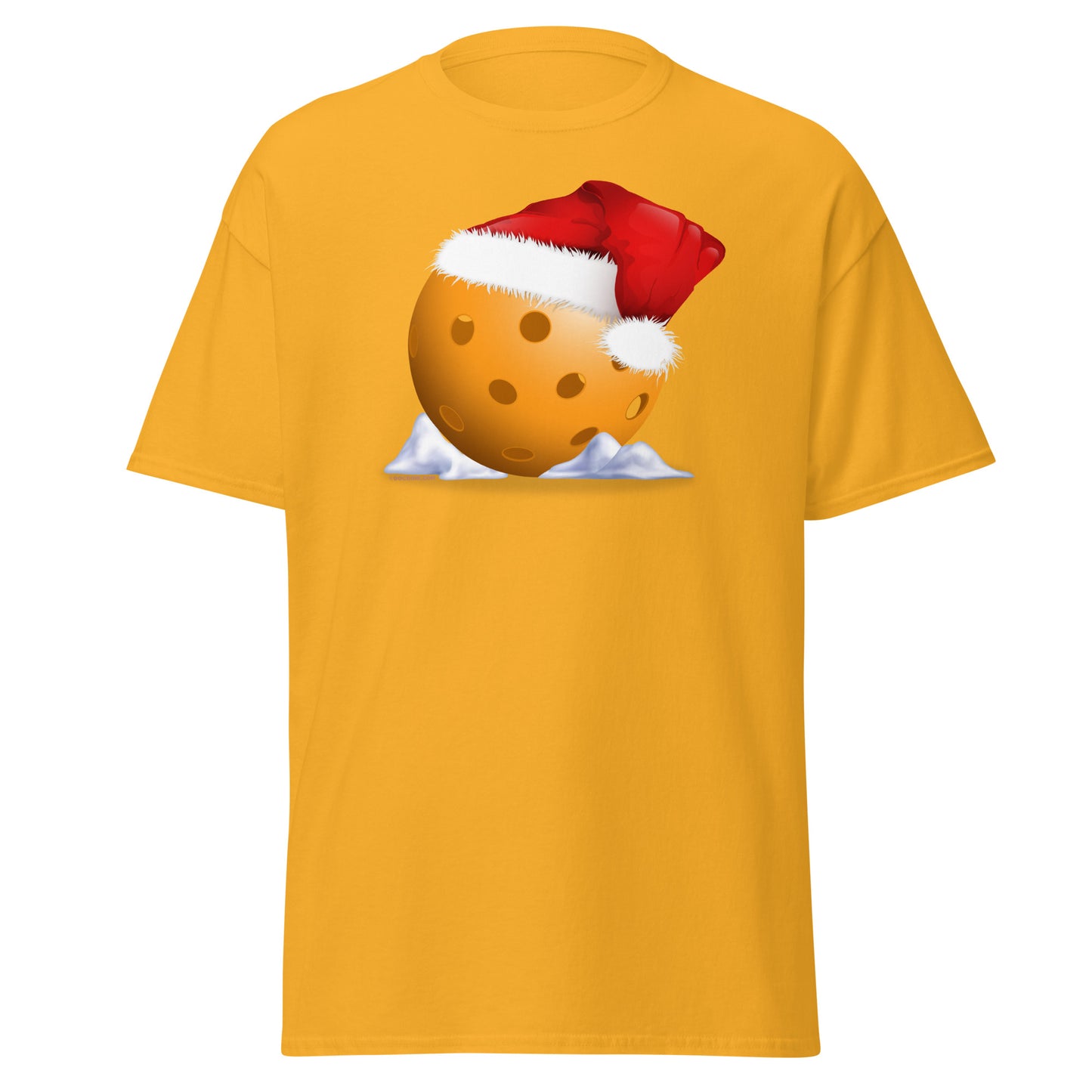 100% Cotton Pickleball T-Shirt - Christmas Pickleball - DocDink.com