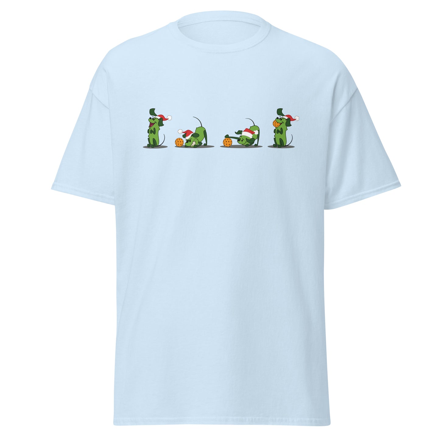 100% Cotton Pickleball T-Shirt - Pickles Wanna Play - XMAS - DocDink.com