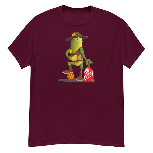 100% Cotton Pickleball T-Shirt - Sgt. Banger's Ready to Play - DocDink.com