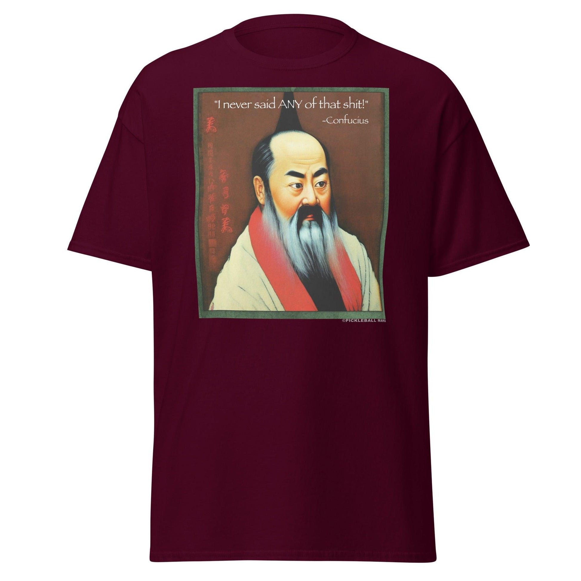 100% Cotton T-Shirt - Confucius says - DocDink.com