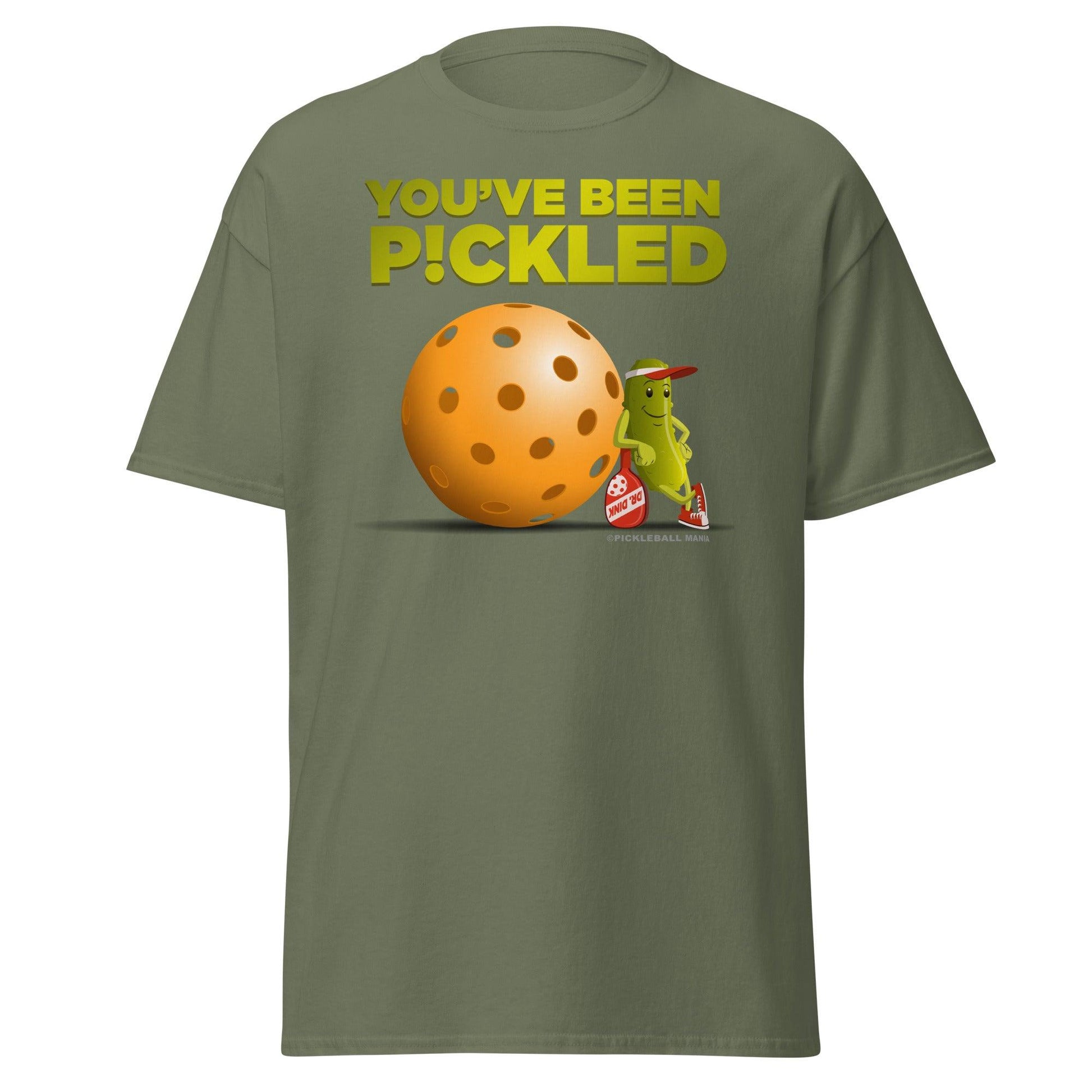 100% Cotton Pickleball T-Shirt - "You've been Pickled!" - DocDink.com