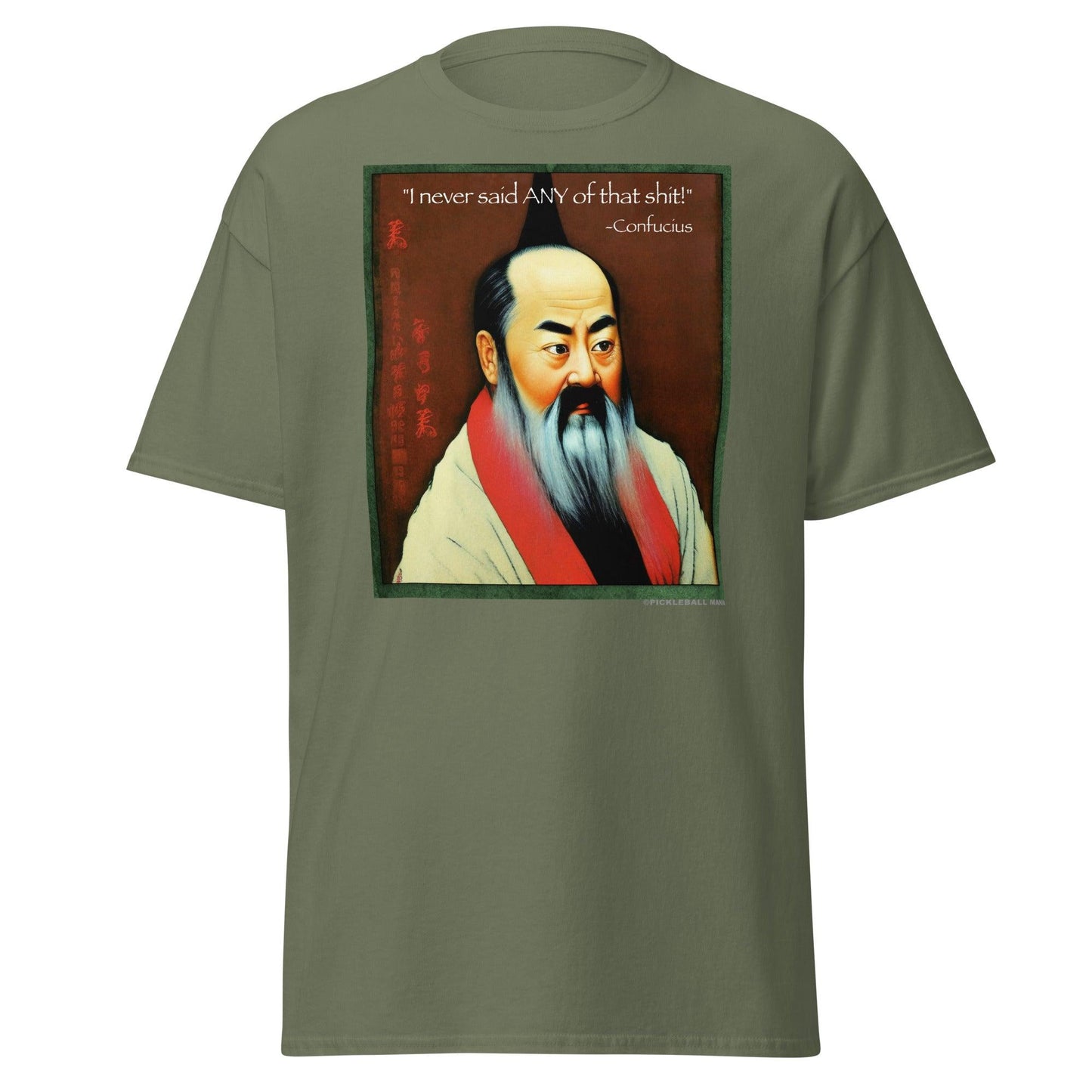 100% Cotton T-Shirt - Confucius says - DocDink.com