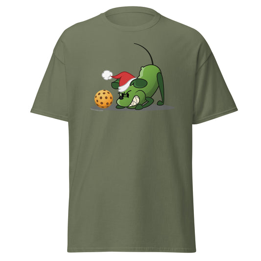 100% Cotton Pickleball T-Shirt - Pickles "Grrr...!" - Christmas - DocDink.com