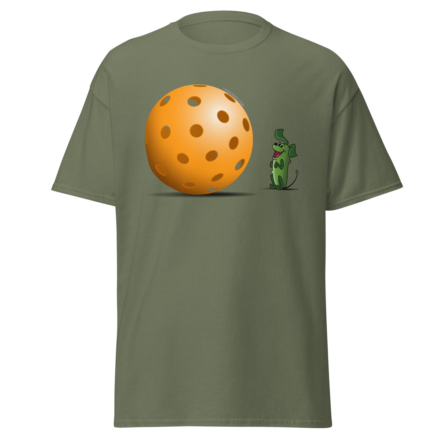 100% Cotton Pickleball T-Shirt - Pickles "Dream Big!" - Christmas - DocDink.com