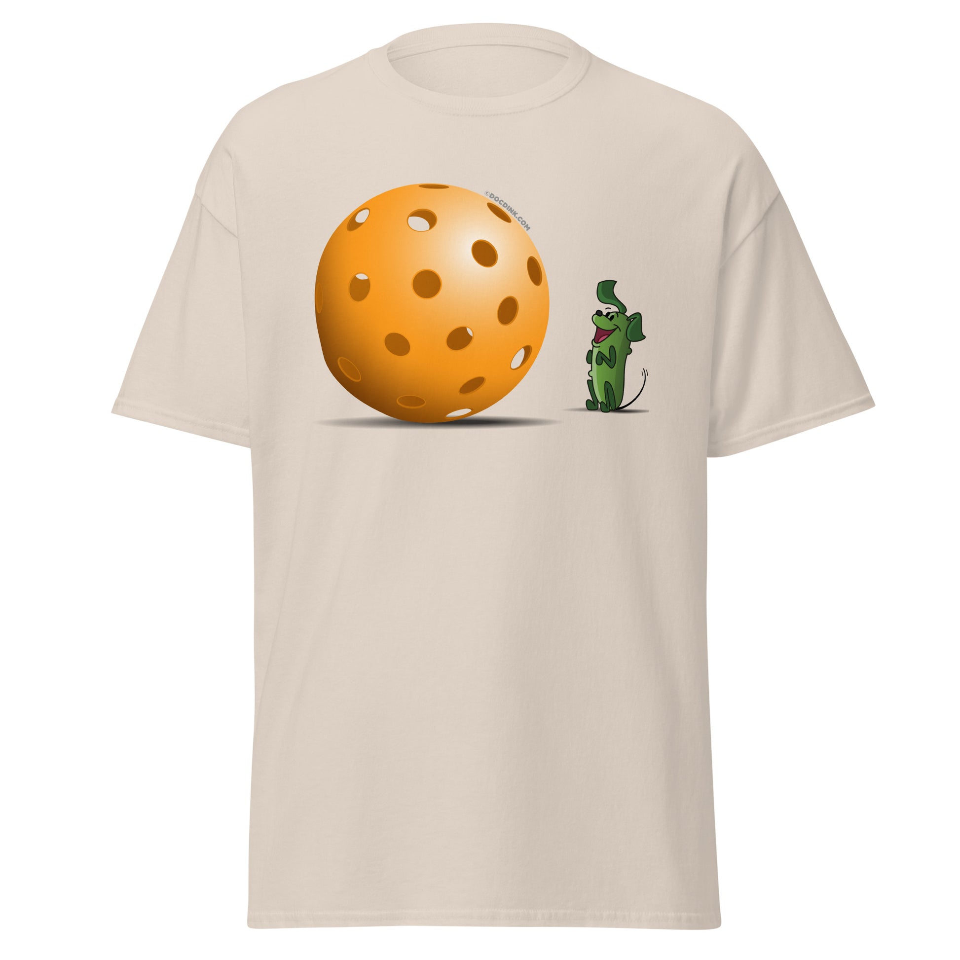 100% Cotton Pickleball T-Shirt - Pickles "Dream Big!" - Christmas - DocDink.com