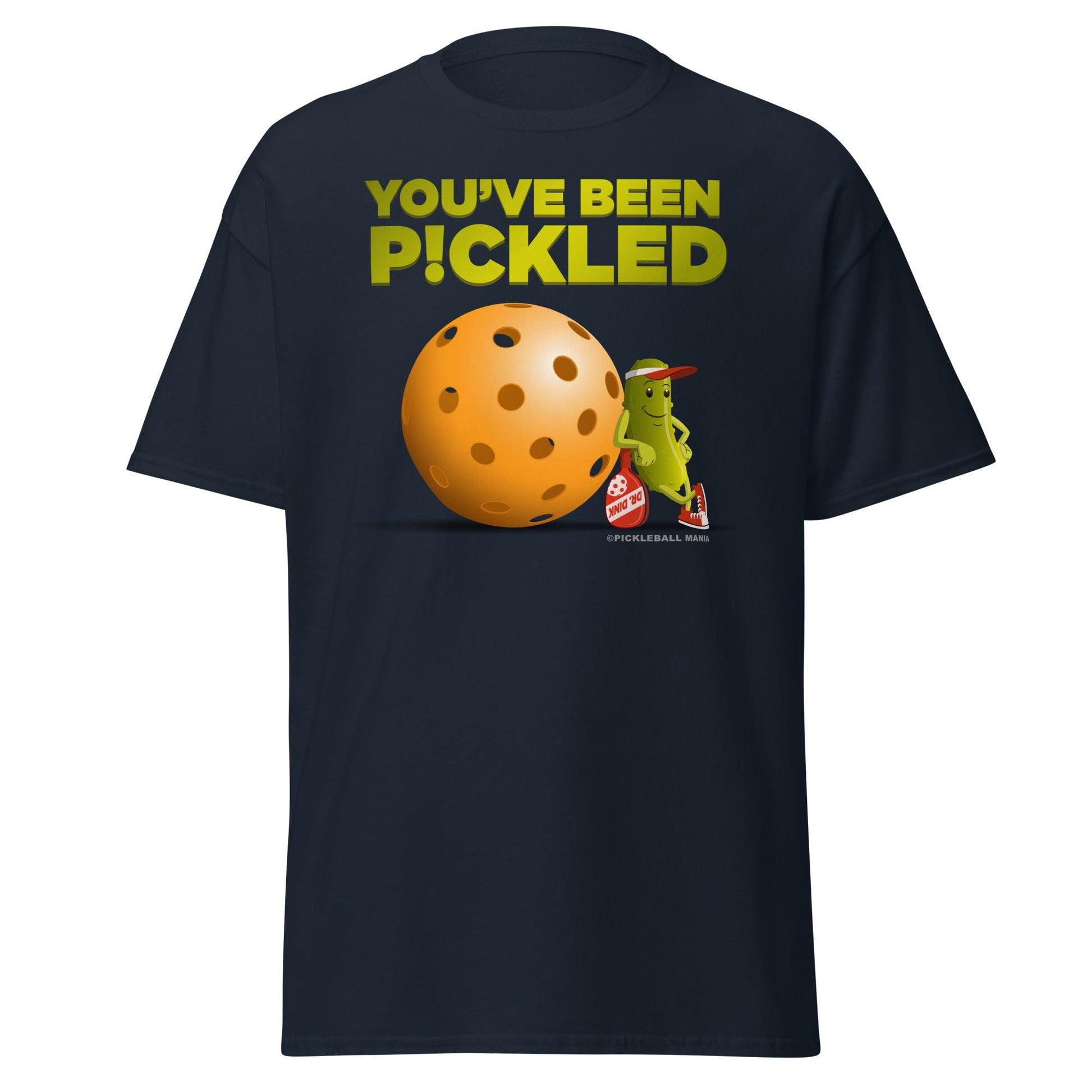 100% Cotton Pickleball T-Shirt - "You've been Pickled!" - DocDink.com