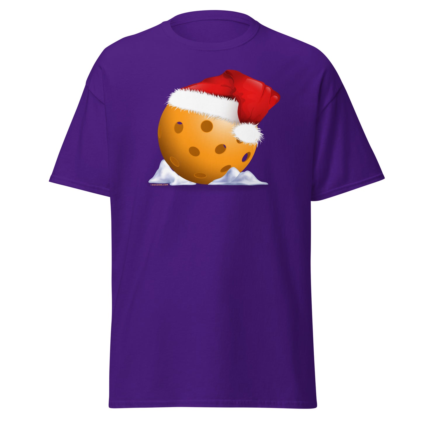 100% Cotton Pickleball T-Shirt - Christmas Pickleball - DocDink.com