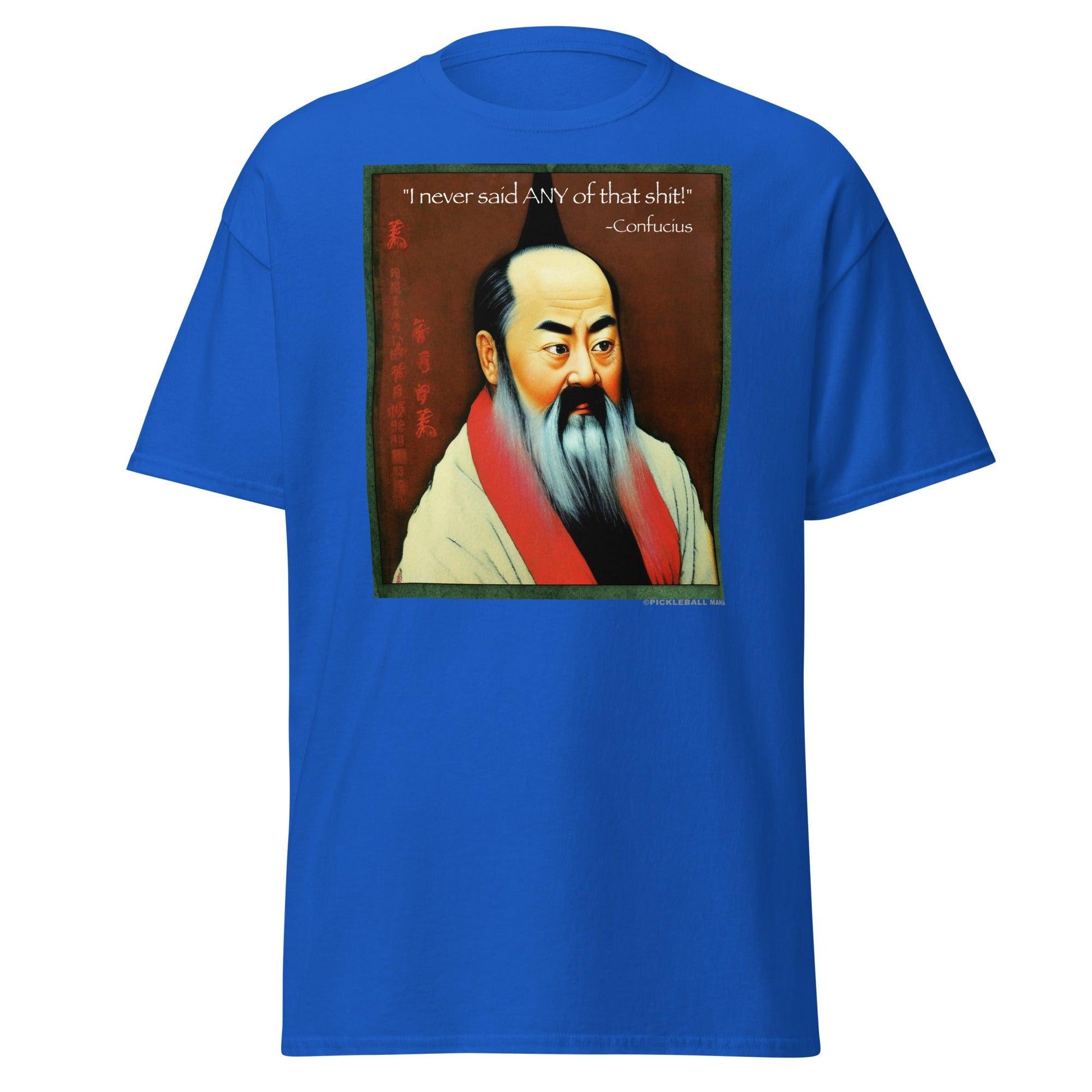 100% Cotton T-Shirt - Confucius says - DocDink.com